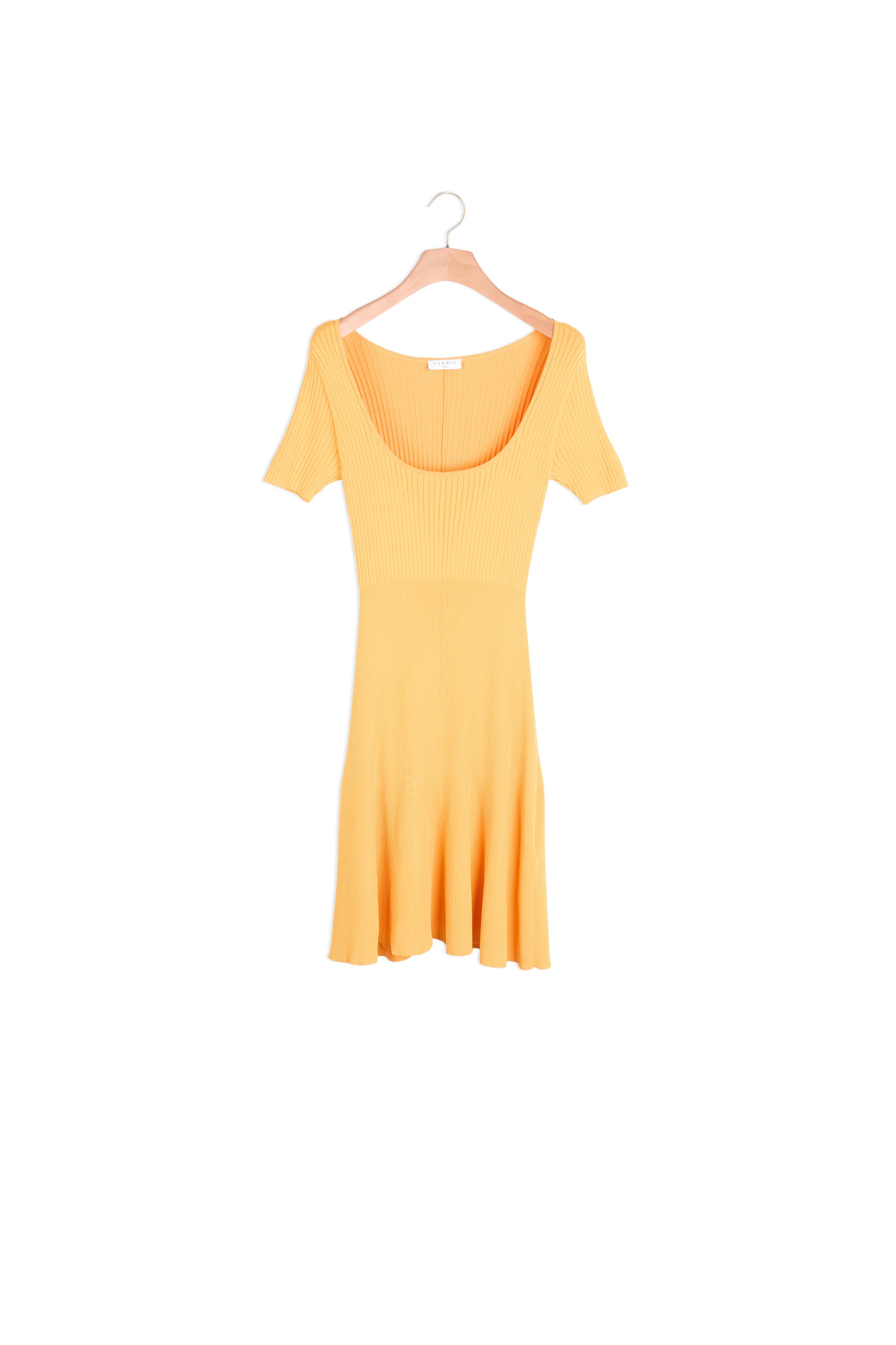 Robe courte en maille côtelée Faume - seconde main