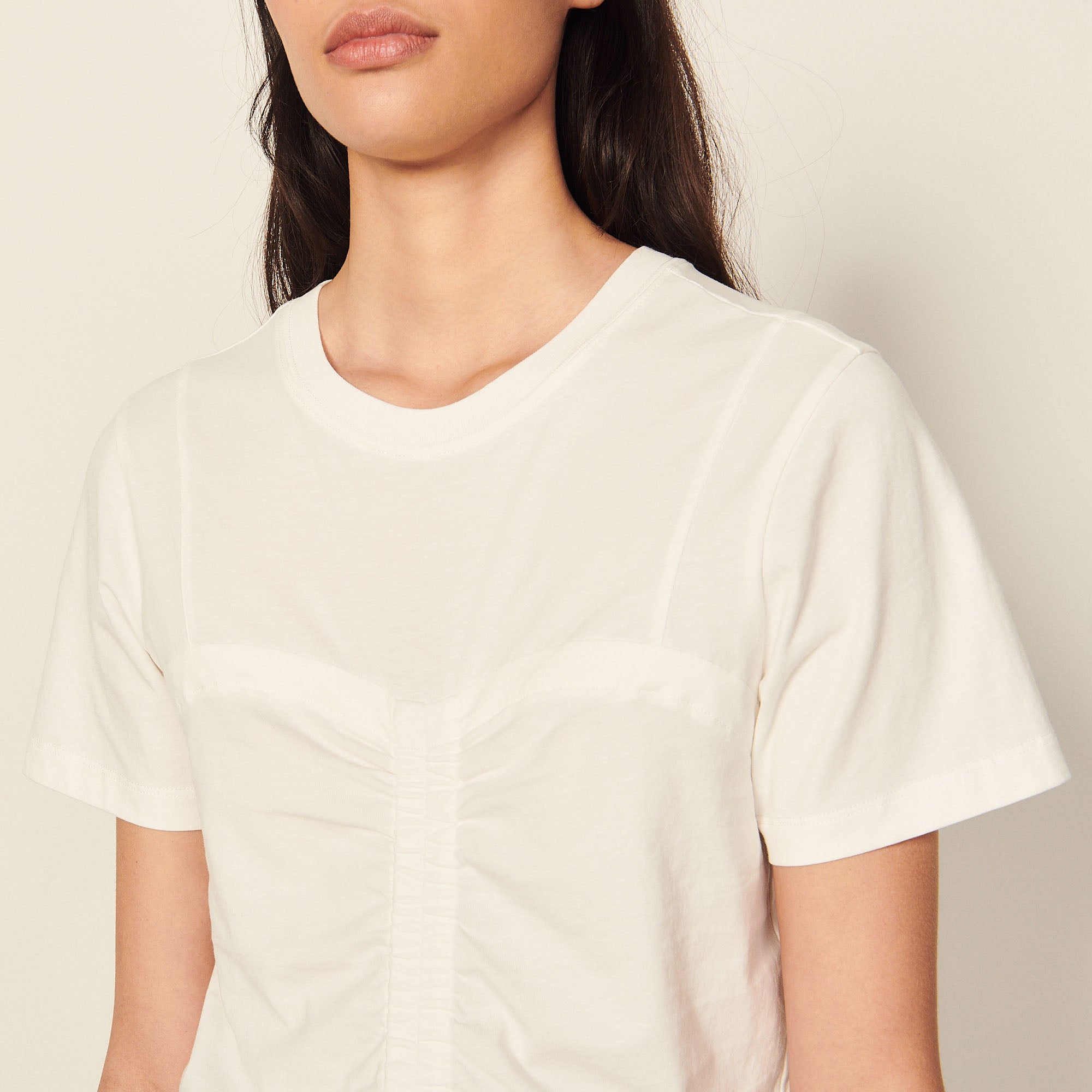 T-shirt façon corset Faume - seconde main