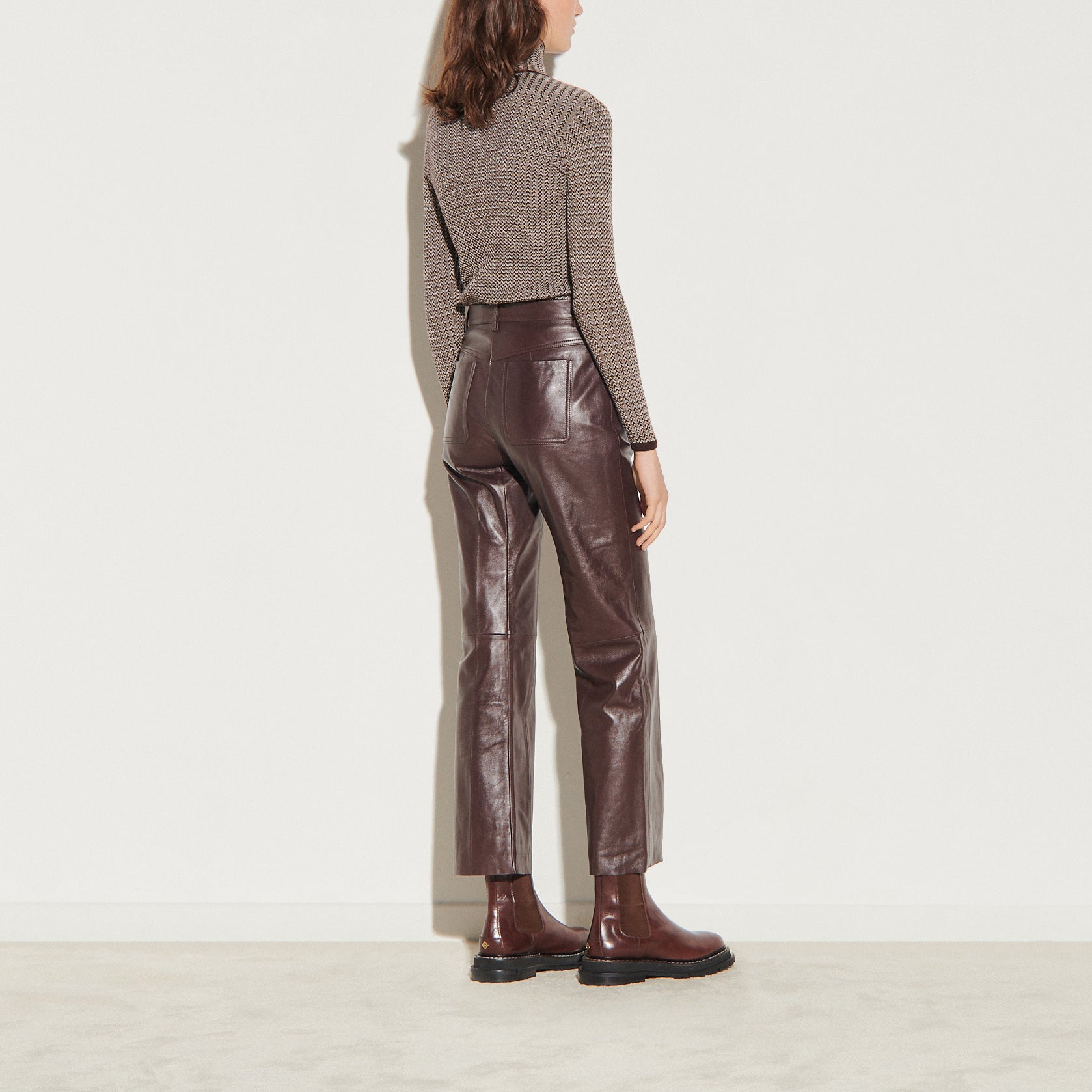 Pantalon en cuir Faume - seconde main