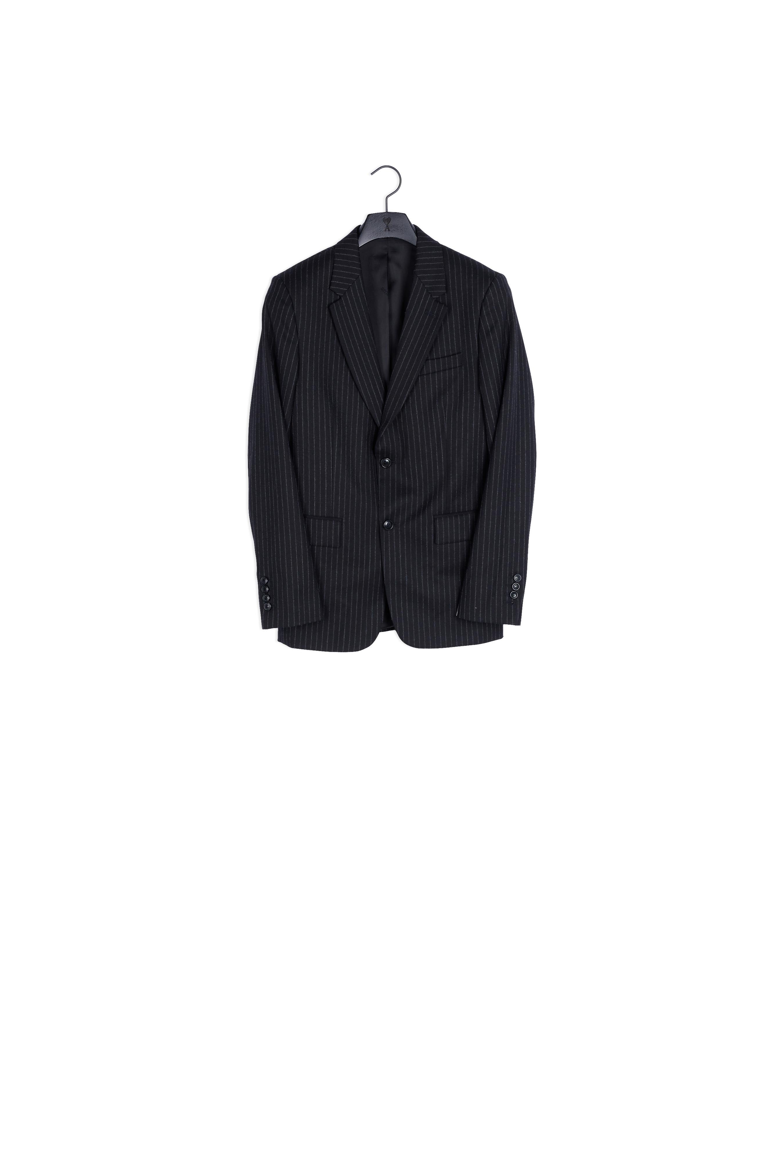 Veste Deux Boutons Rayée Faume - seconde main