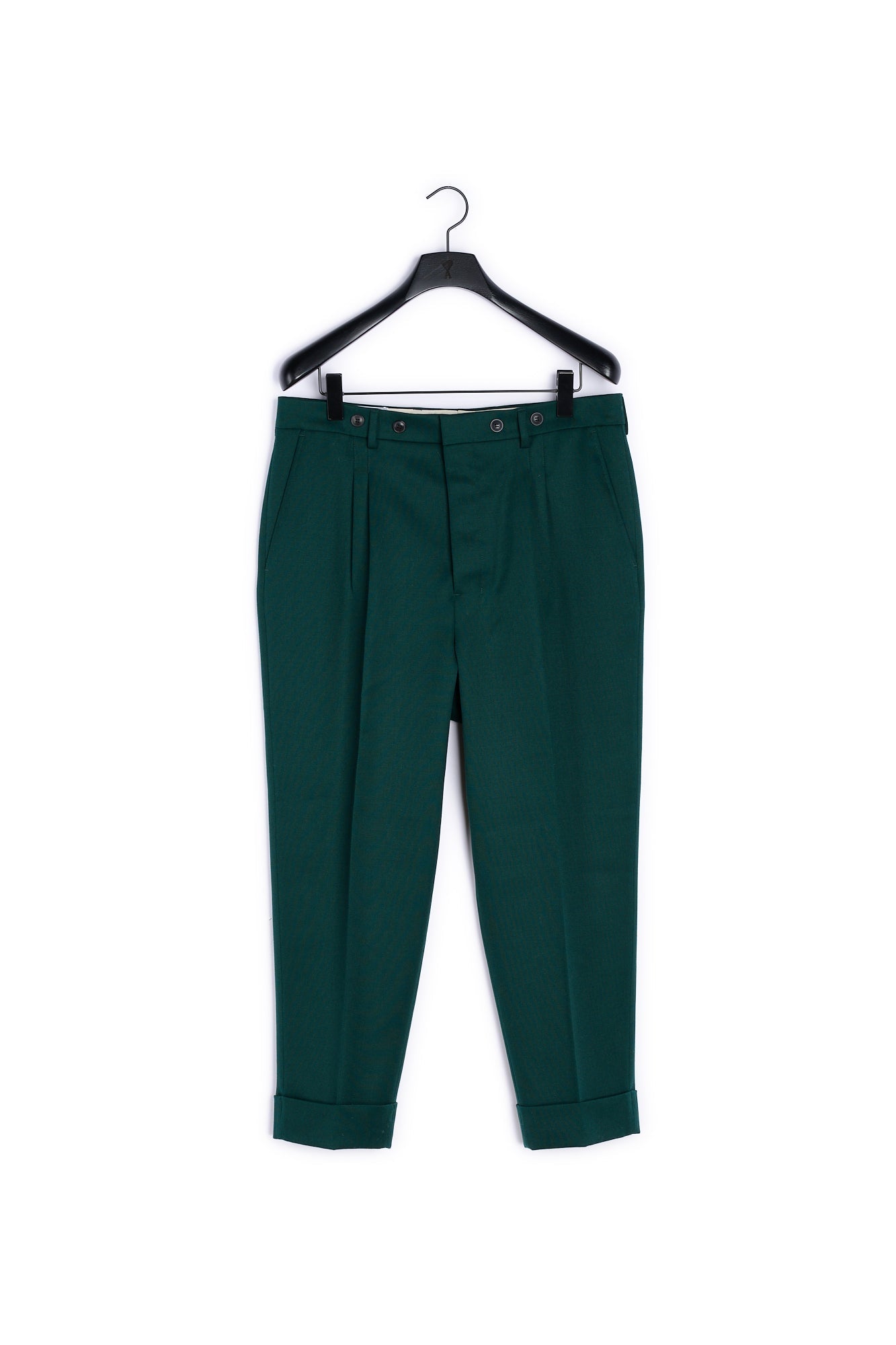 Pantalon Carotte A Pinces Faume - seconde main