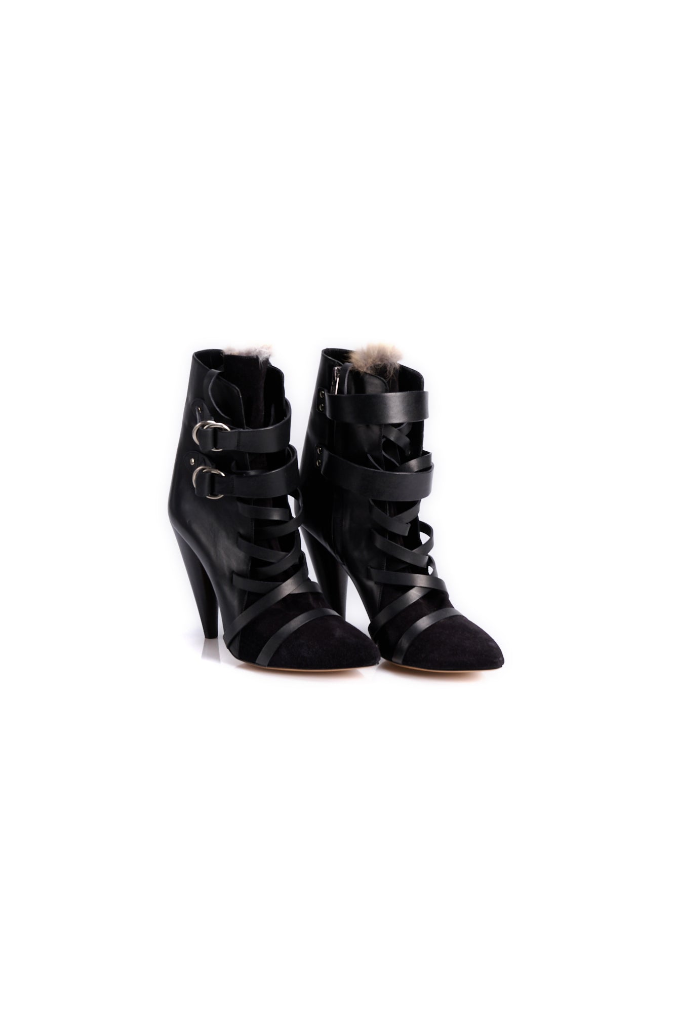 Boots cuir - 41 Faume - seconde main