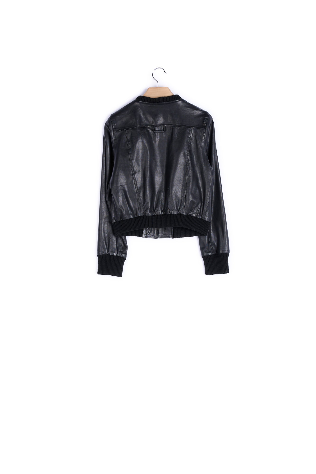Veste manches longues cuir - 38 Faume - seconde main