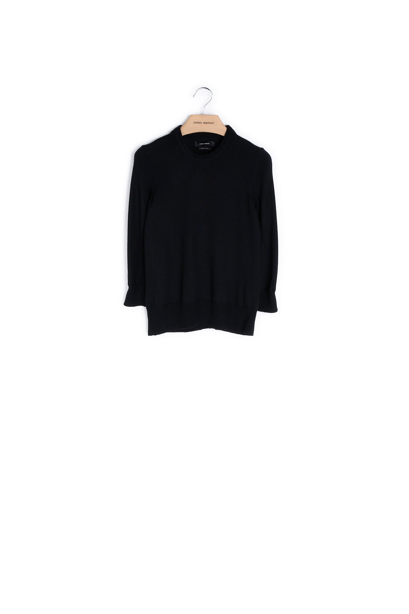 Pull col rond manches longues Cachemire - 40 Faume - seconde main