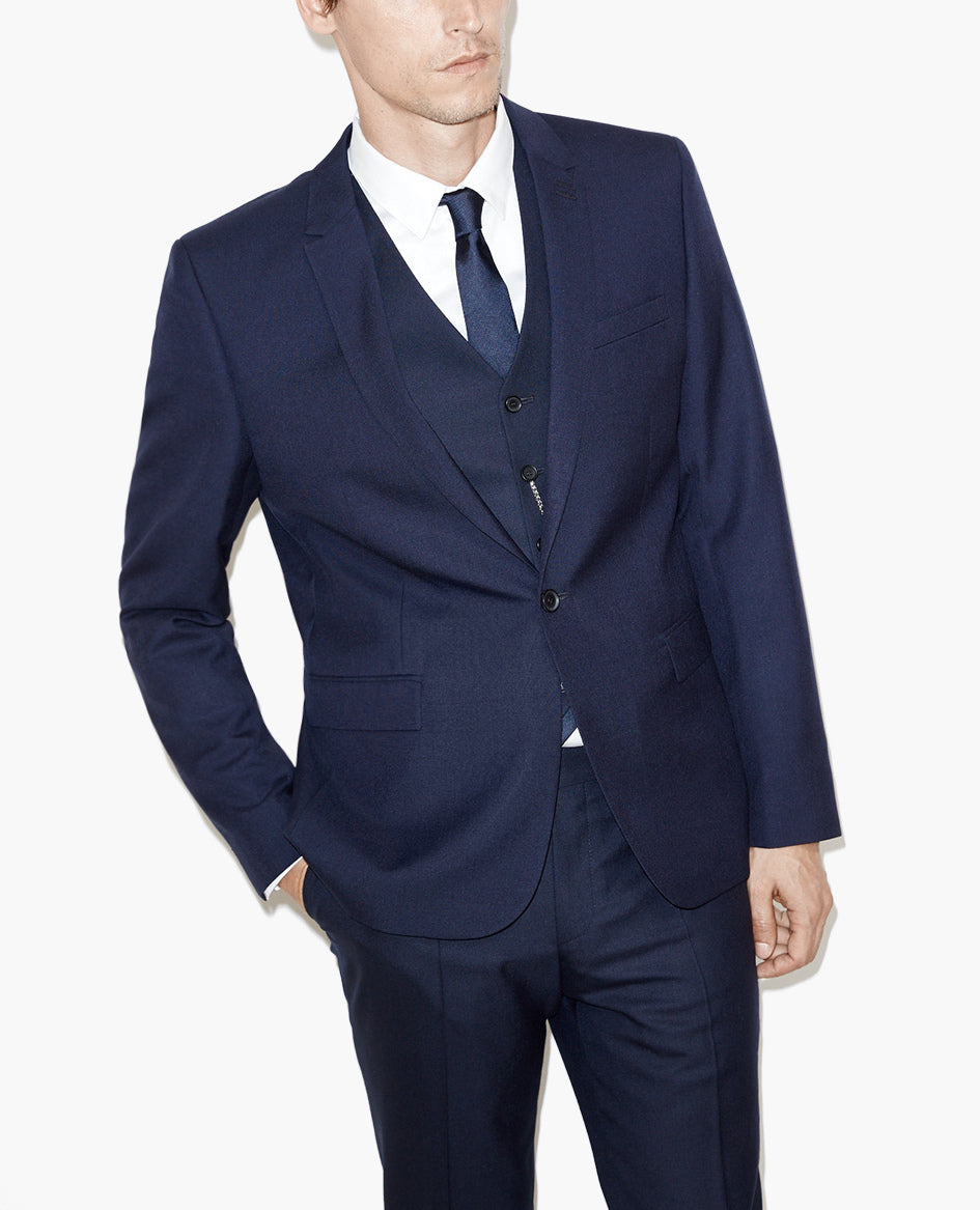 Blazer bleu marine Faume - seconde main