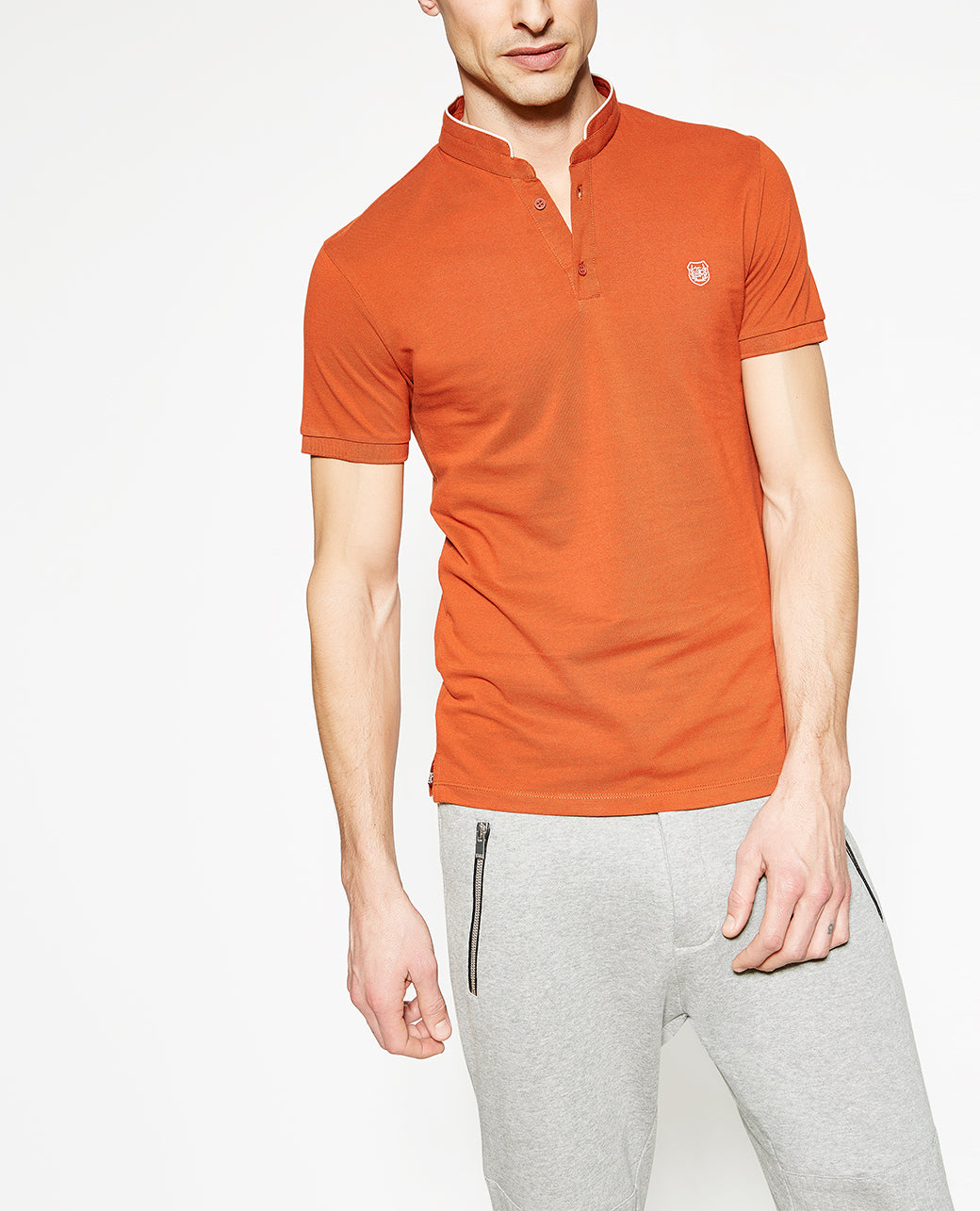 Polo orange Faume - seconde main