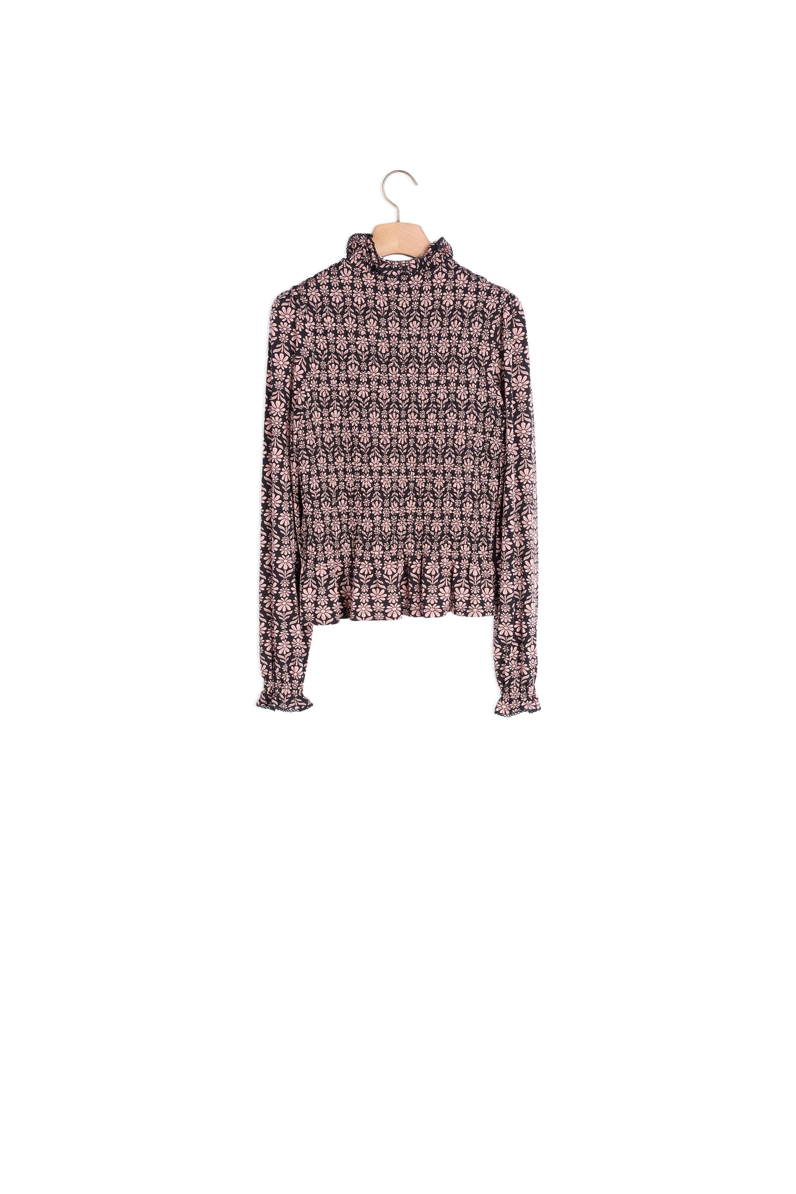TEE SHIRT Noir / Rose Faume - seconde main