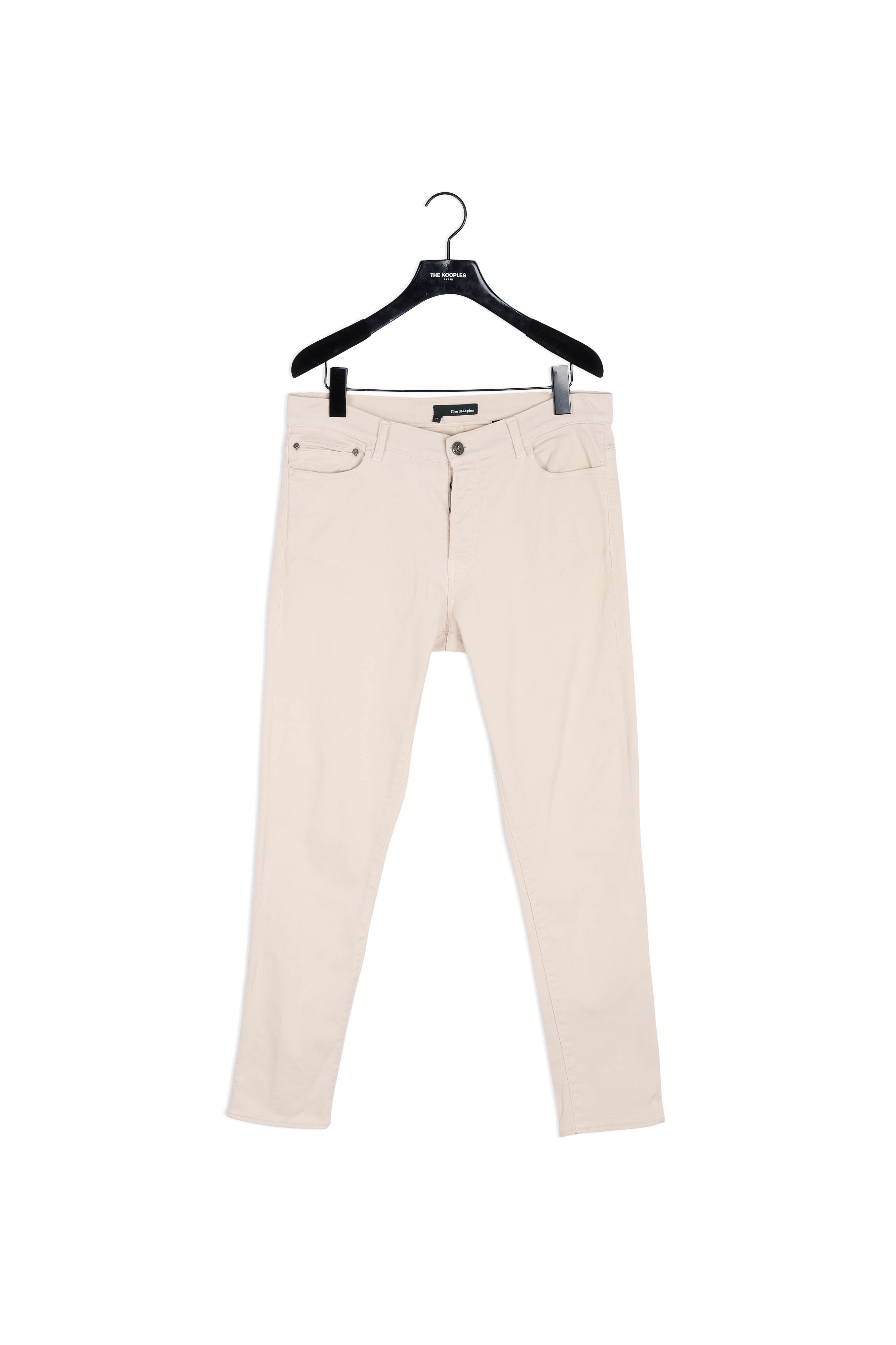 Pantalon droit beige Faume - seconde main