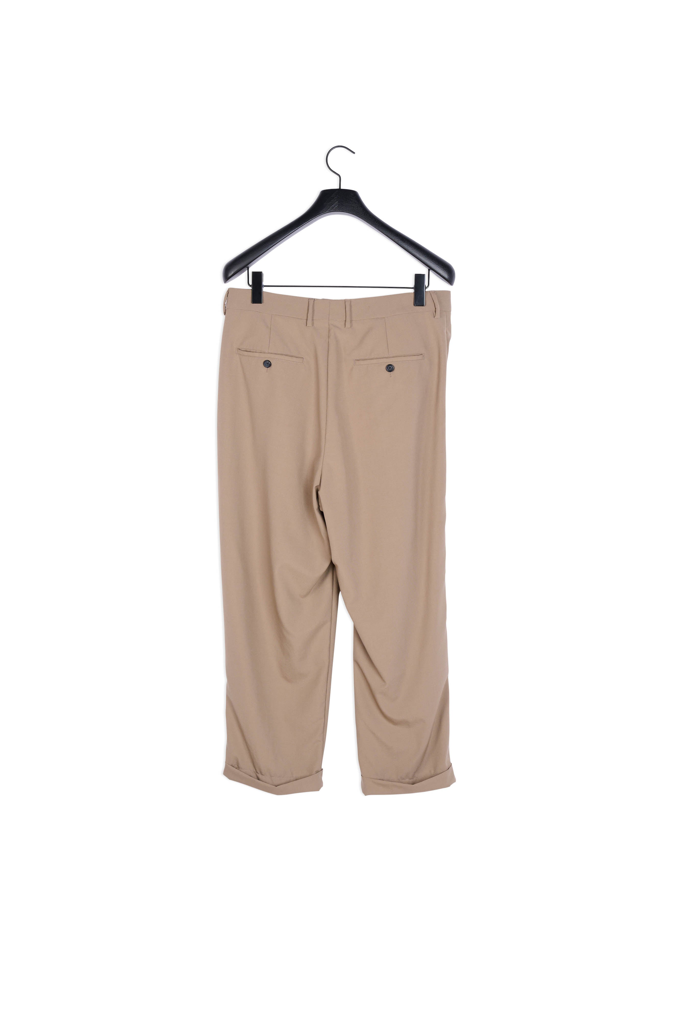 Pantalon Carotte À Revers Et Pinces Faume - seconde main