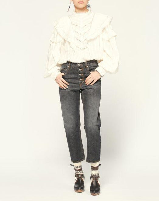 PANTALON BELDEN - 34 Faume - seconde main