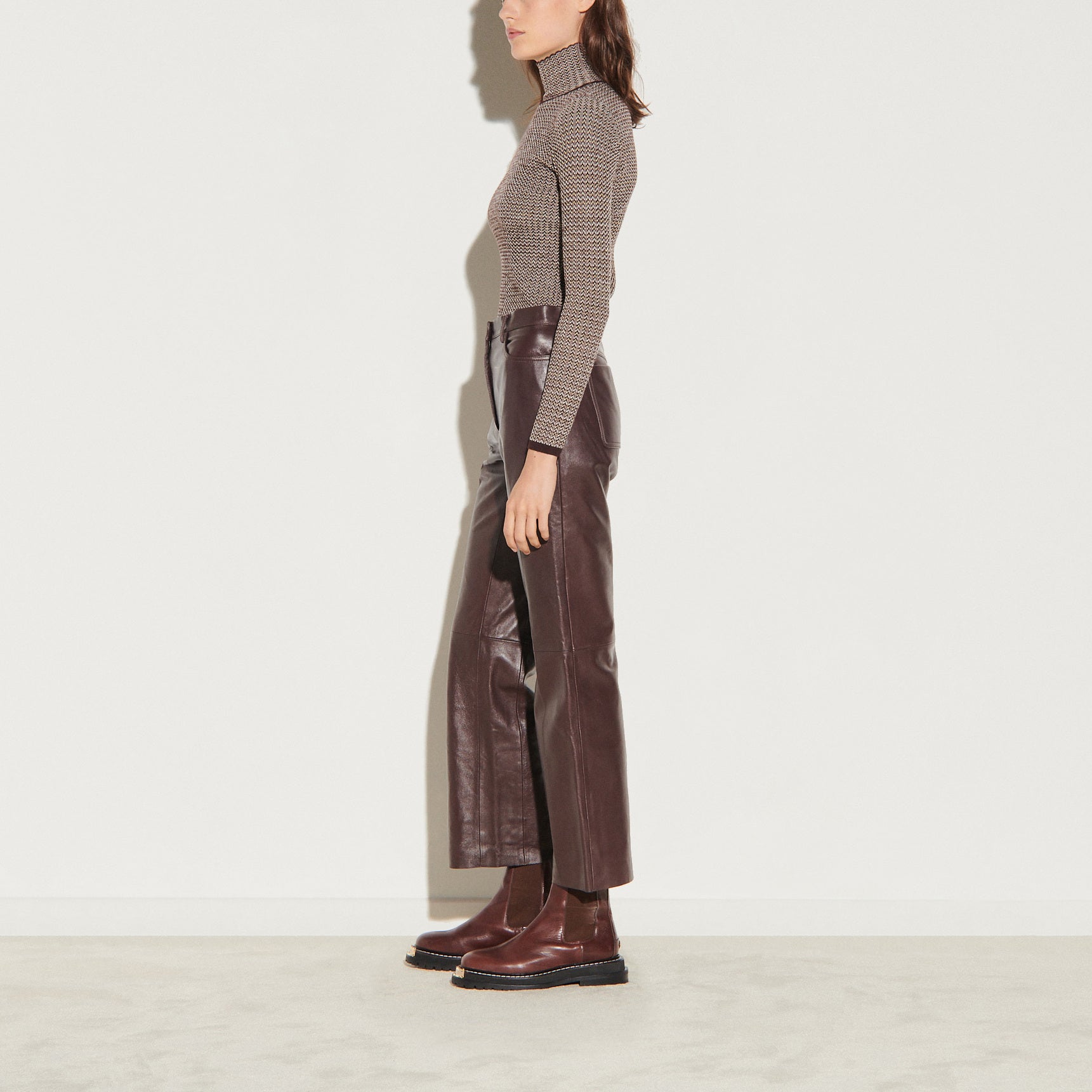Pantalon en cuir Faume - seconde main