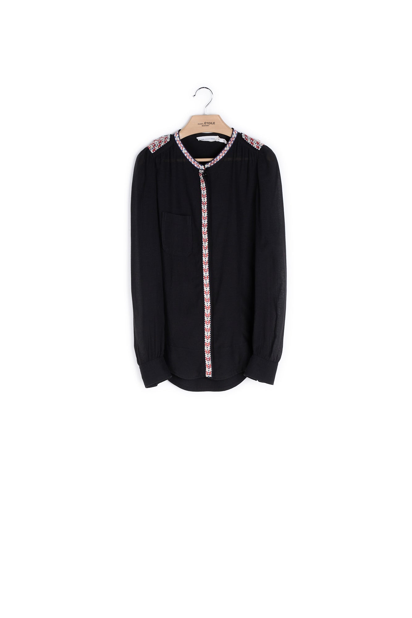 Blouse Brodée - 36 Faume - seconde main
