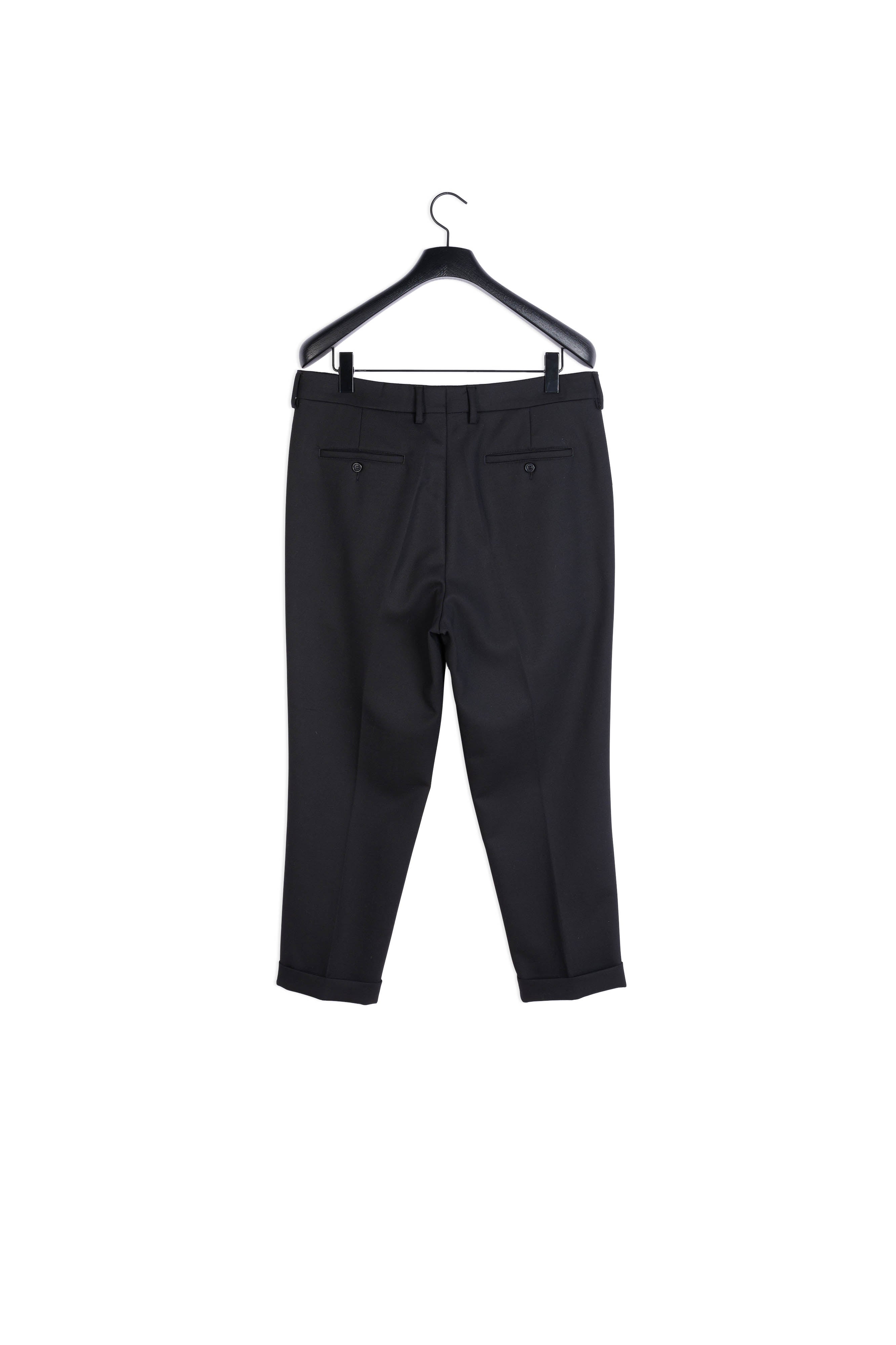 Pantalon Carotte A Plis Faume - seconde main