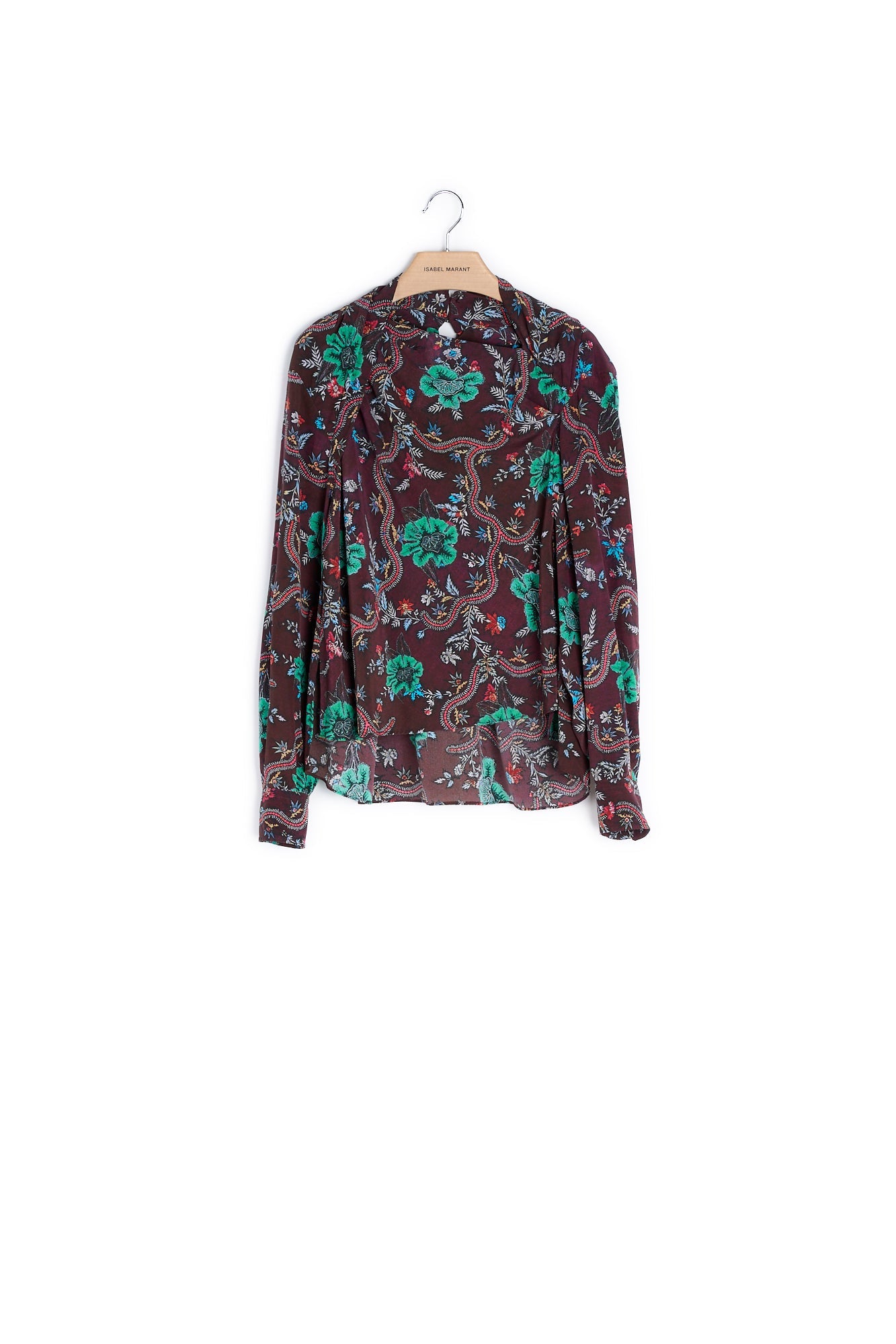 Chemise Soie - 36 Faume - seconde main