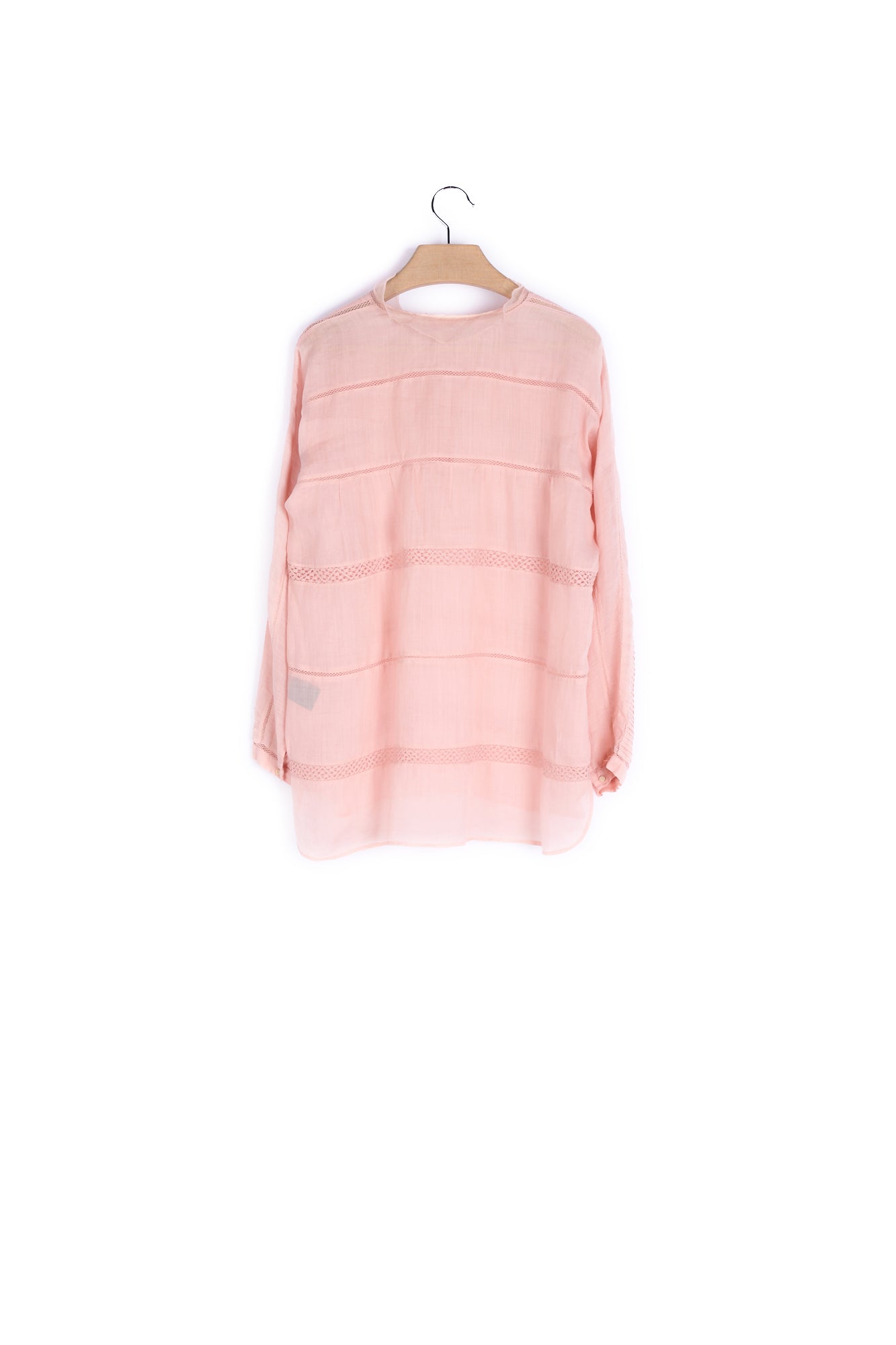 Blouse fluide manches longues ramie - 38 Faume - seconde main