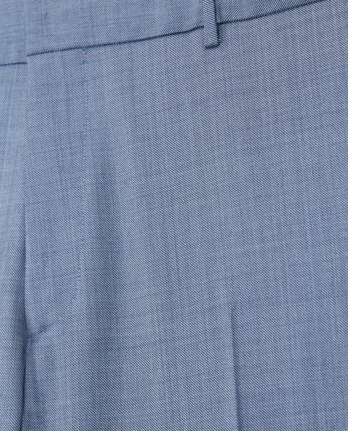 Pantalon costume laine bleu clair ajusté Faume - seconde main