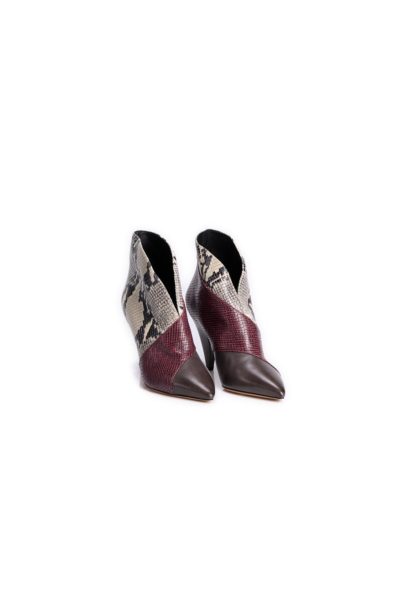 Bottines cuir - 38 Faume - seconde main