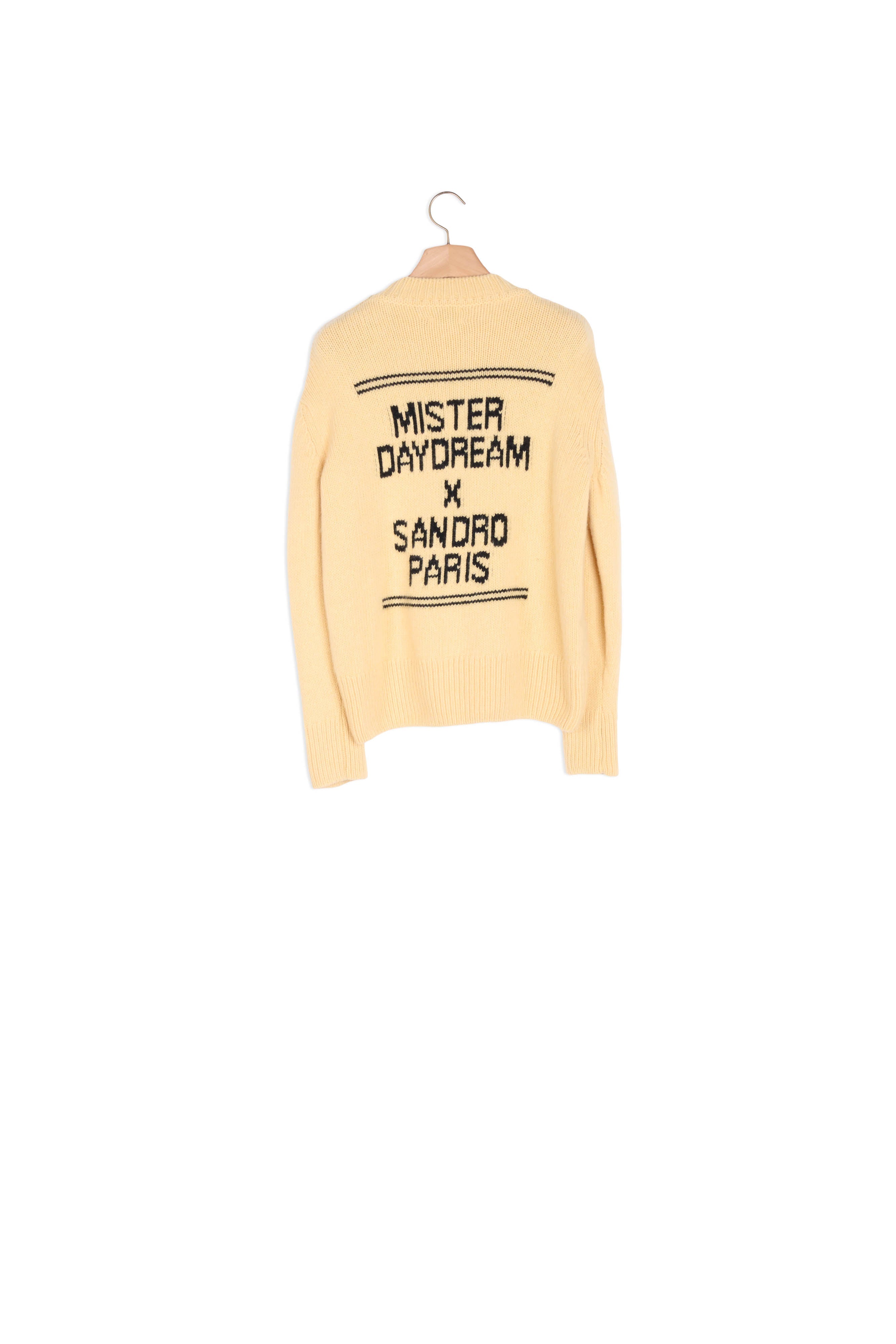 PULL Jaune Pâle Faume - seconde main