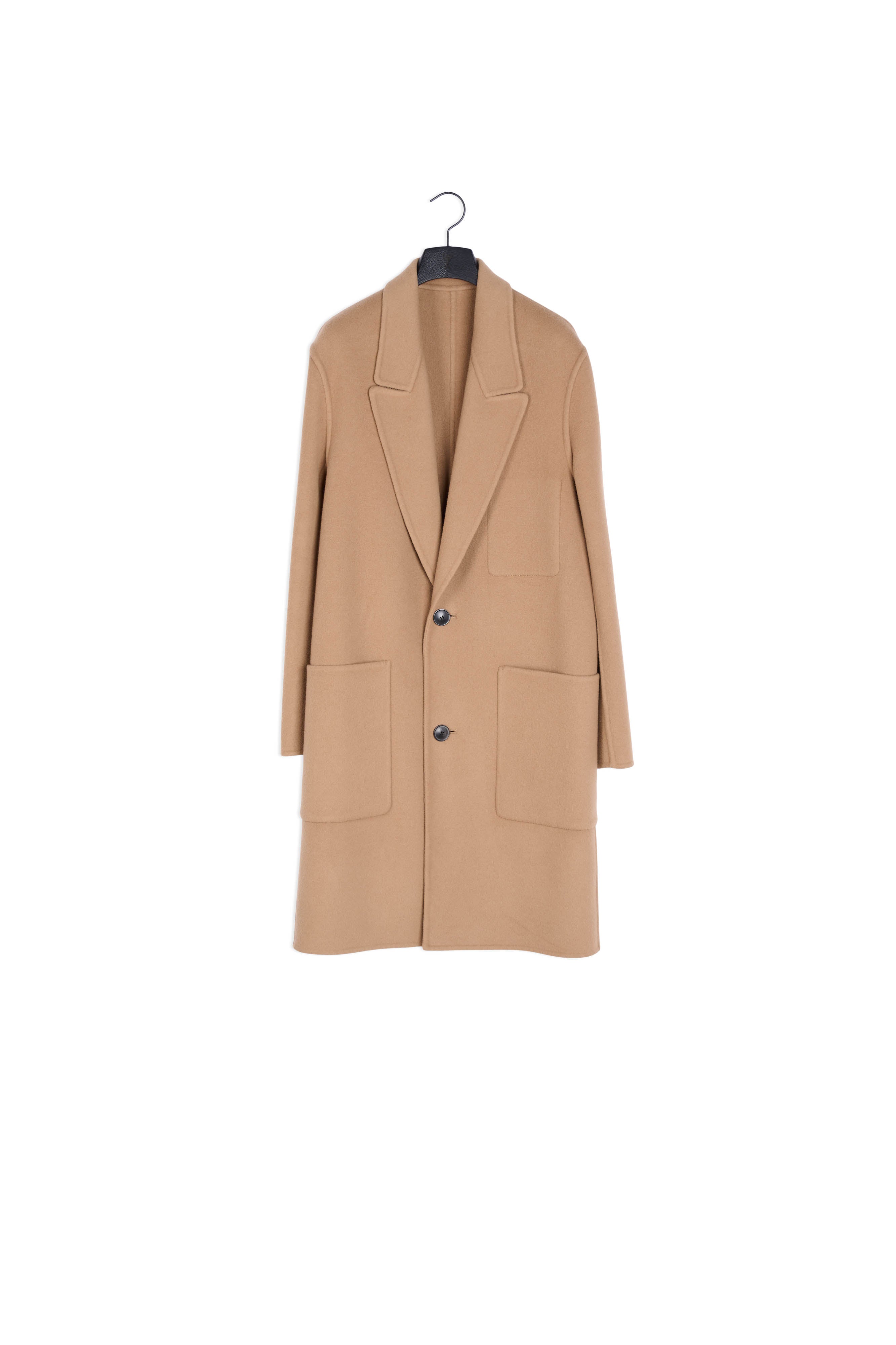 Manteau Deux Boutons Destructure Poches Plaquees Faume - seconde main