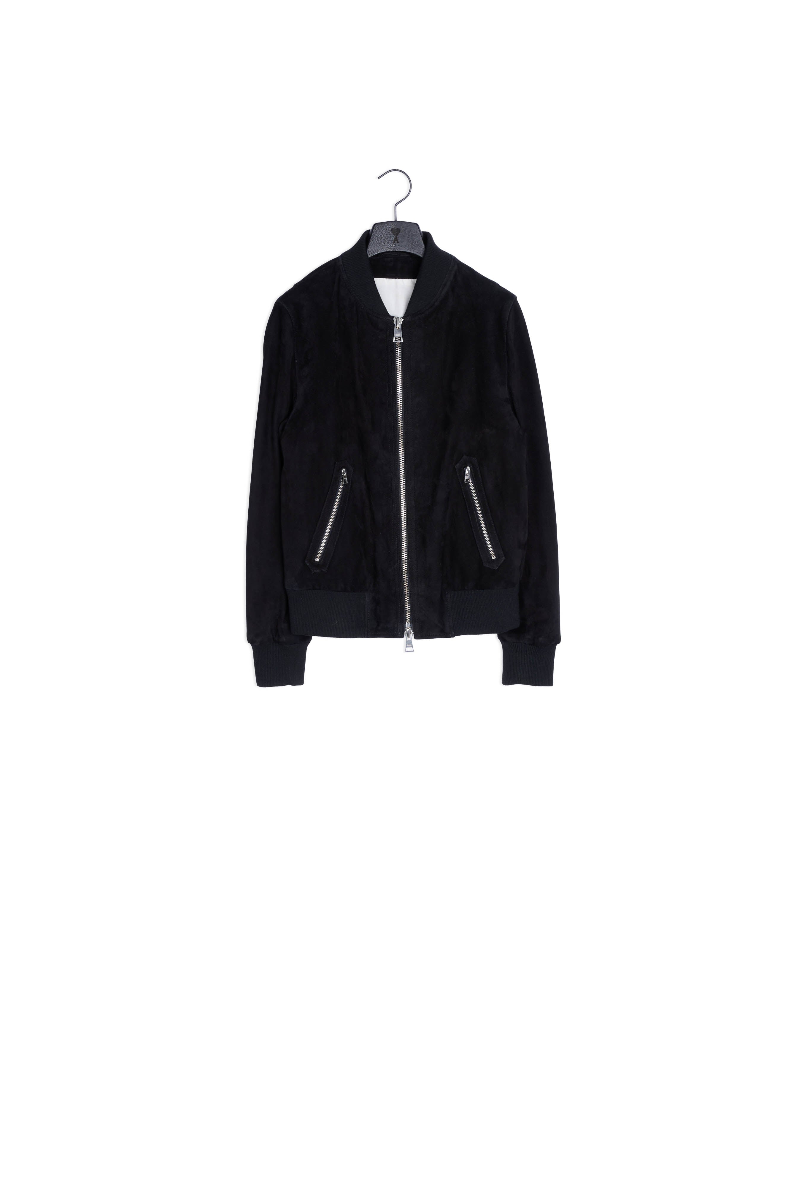 Bomber Zippé Suède Faume - seconde main