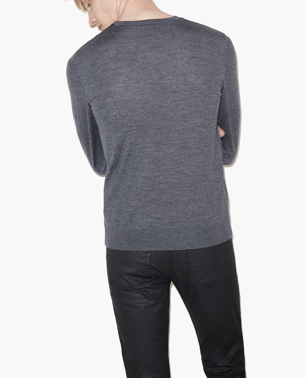 Pull fin gris Faume - seconde main