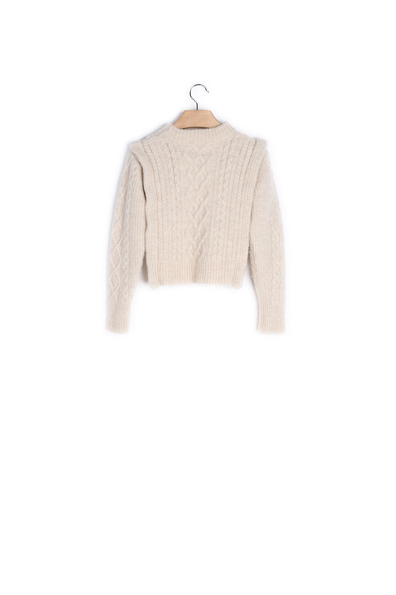Pull laine manches longues - 36 Faume - seconde main