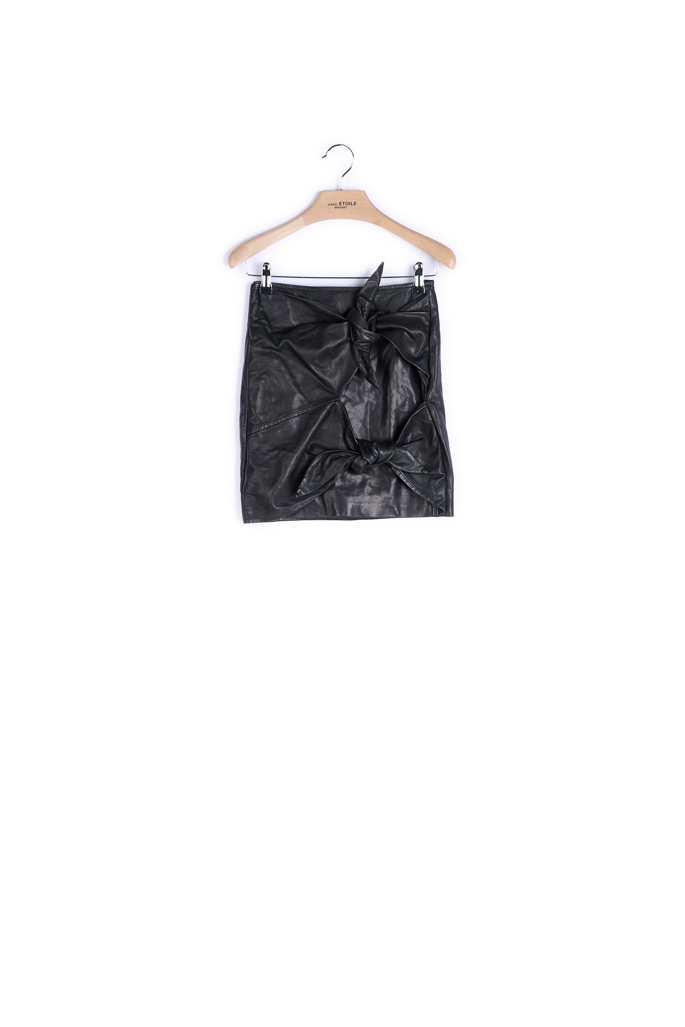 Jupe Cuir - 34 Faume - seconde main