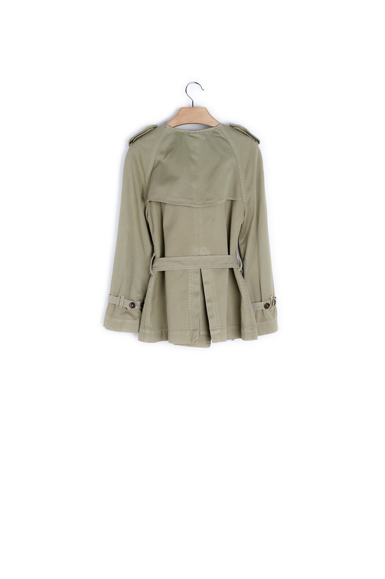 Manteau Trench Court - 40 Faume - seconde main