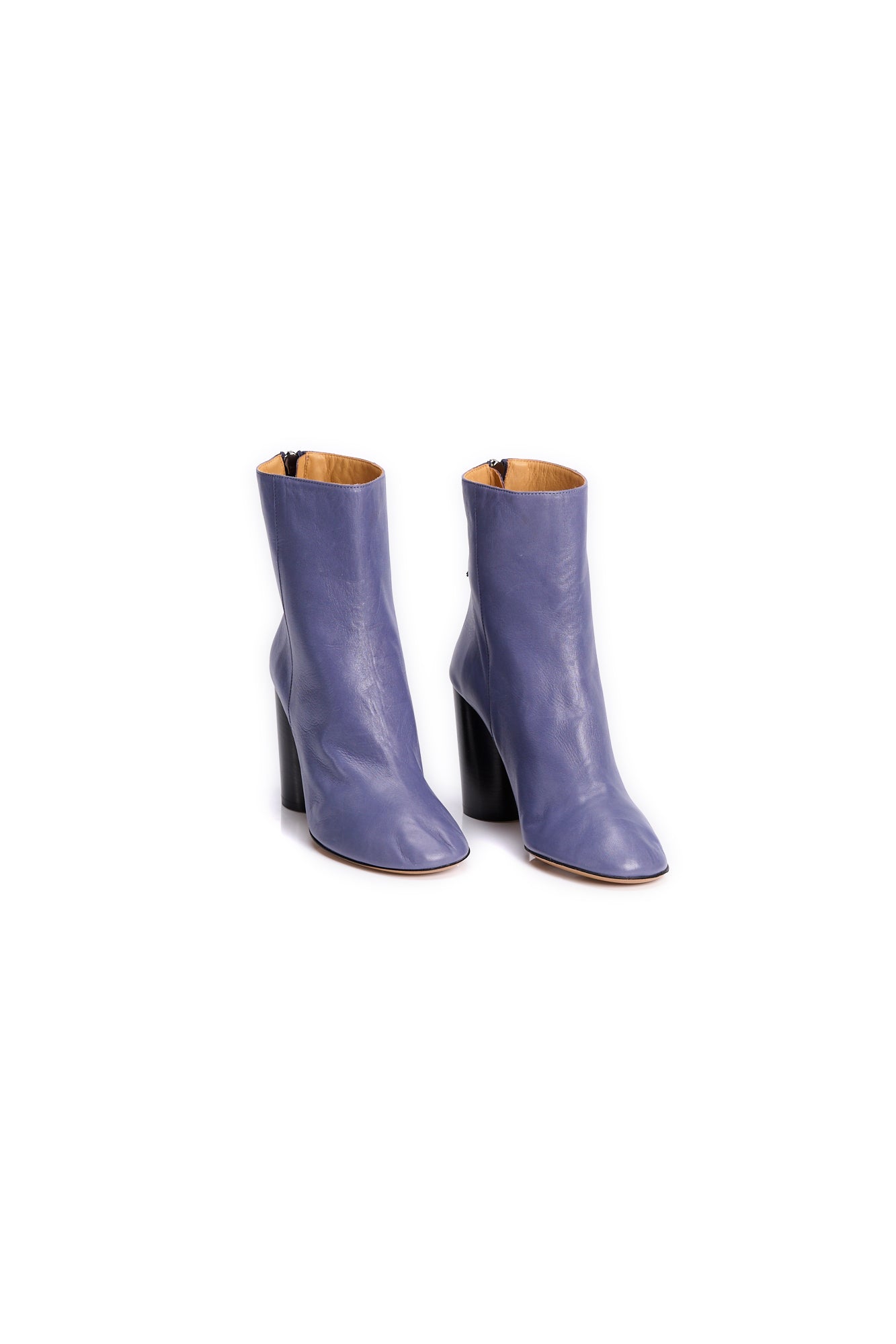 Bottines cuir - 38 Faume - seconde main