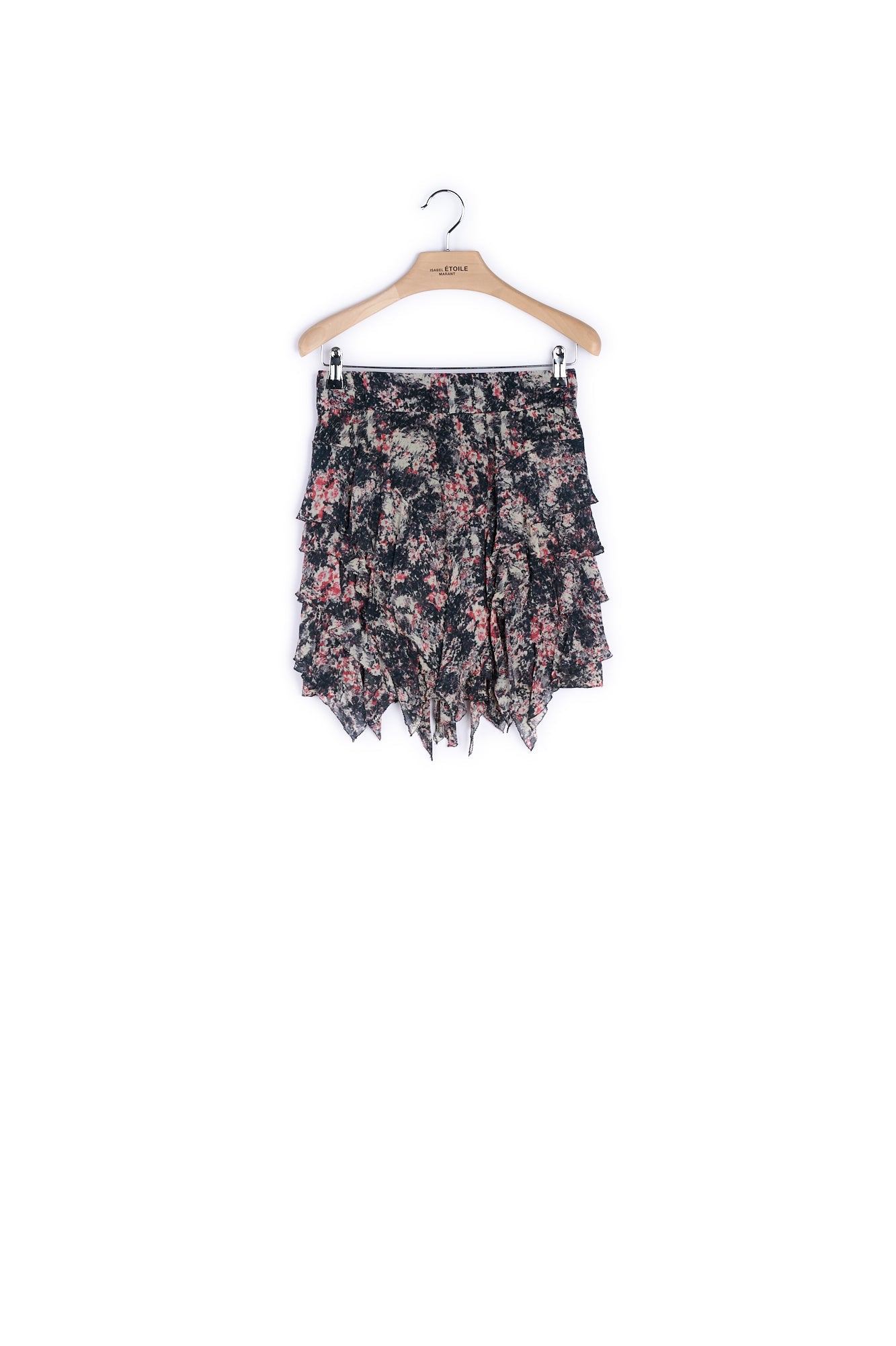 Jupe courte à volants - 38 Faume - seconde main