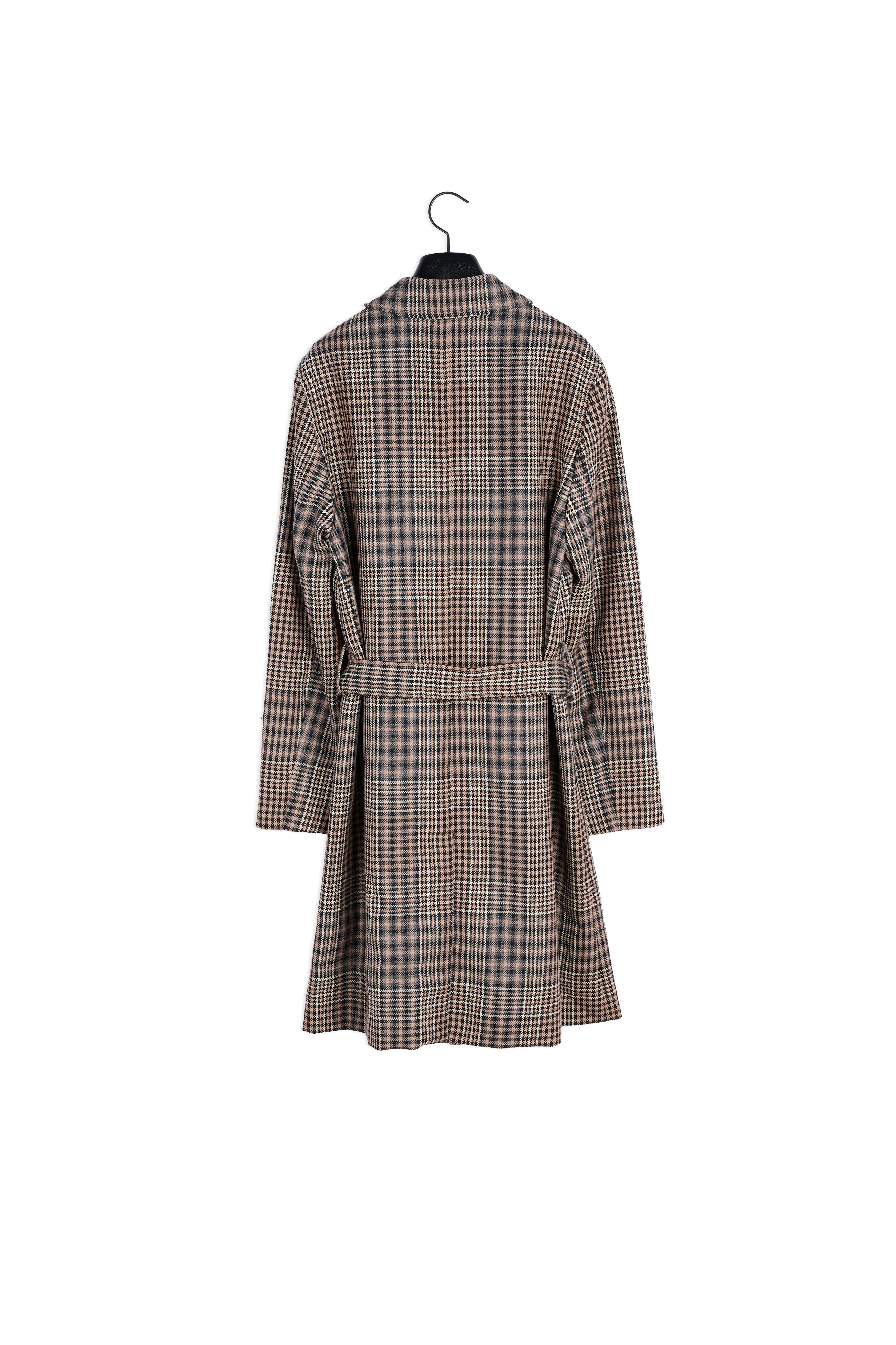 Manteau Droit Ceinturé Faume - seconde main