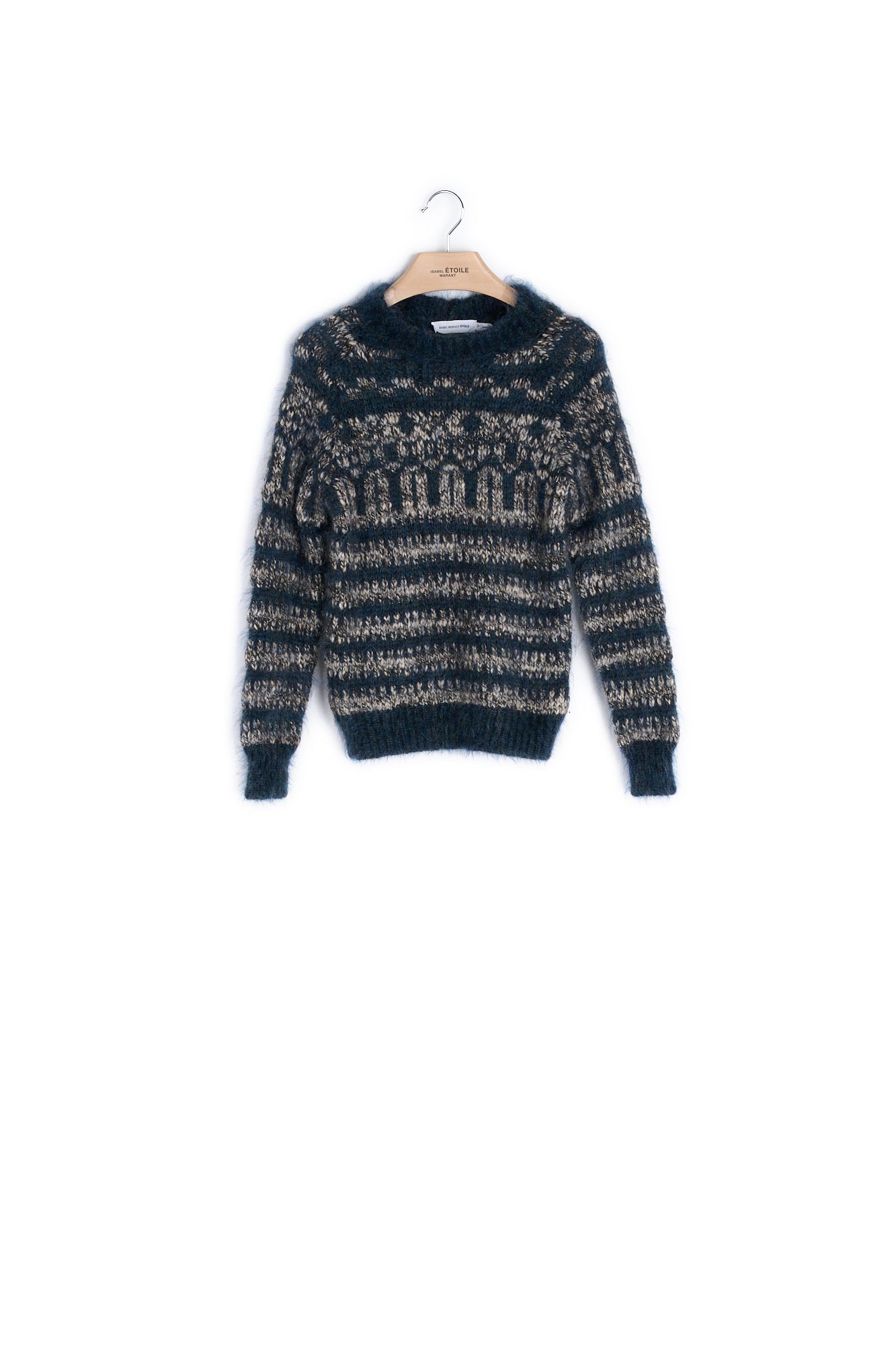 Pull mohair manches longues - 38 Faume - seconde main