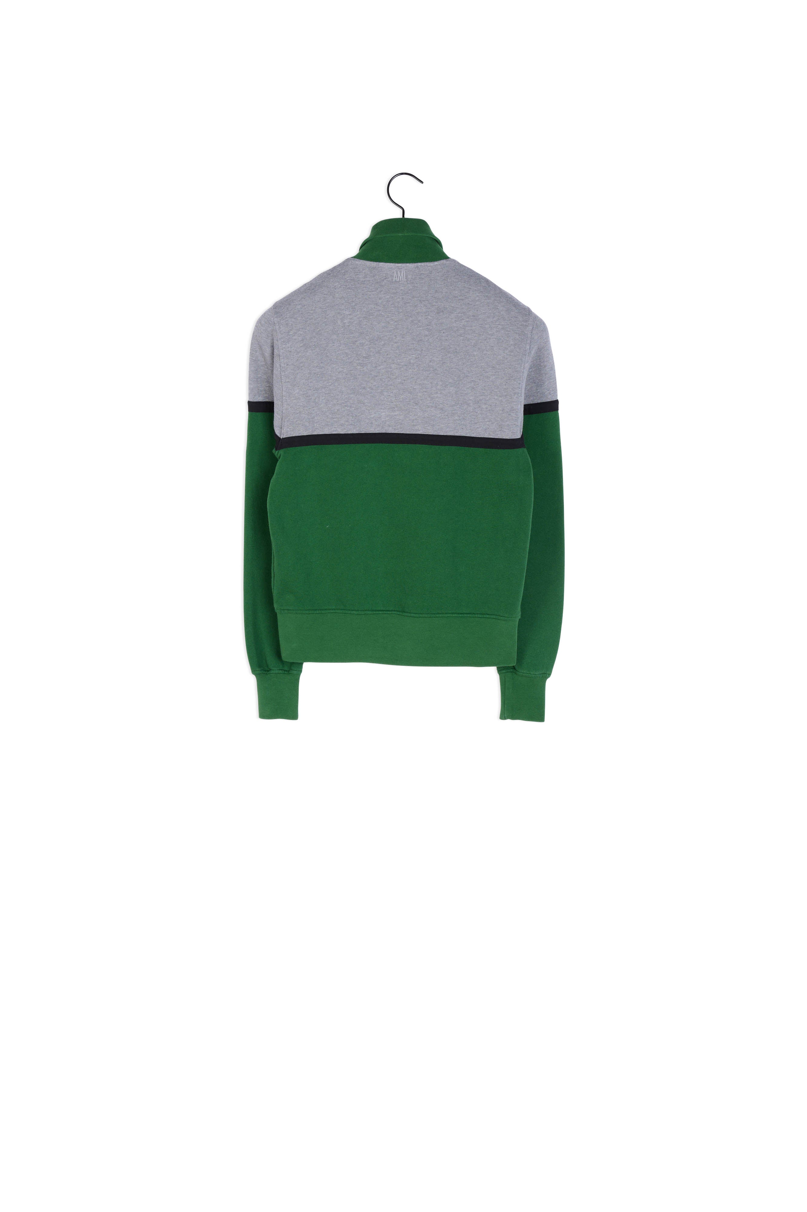 Gillet Zippé Bicolore Faume - seconde main