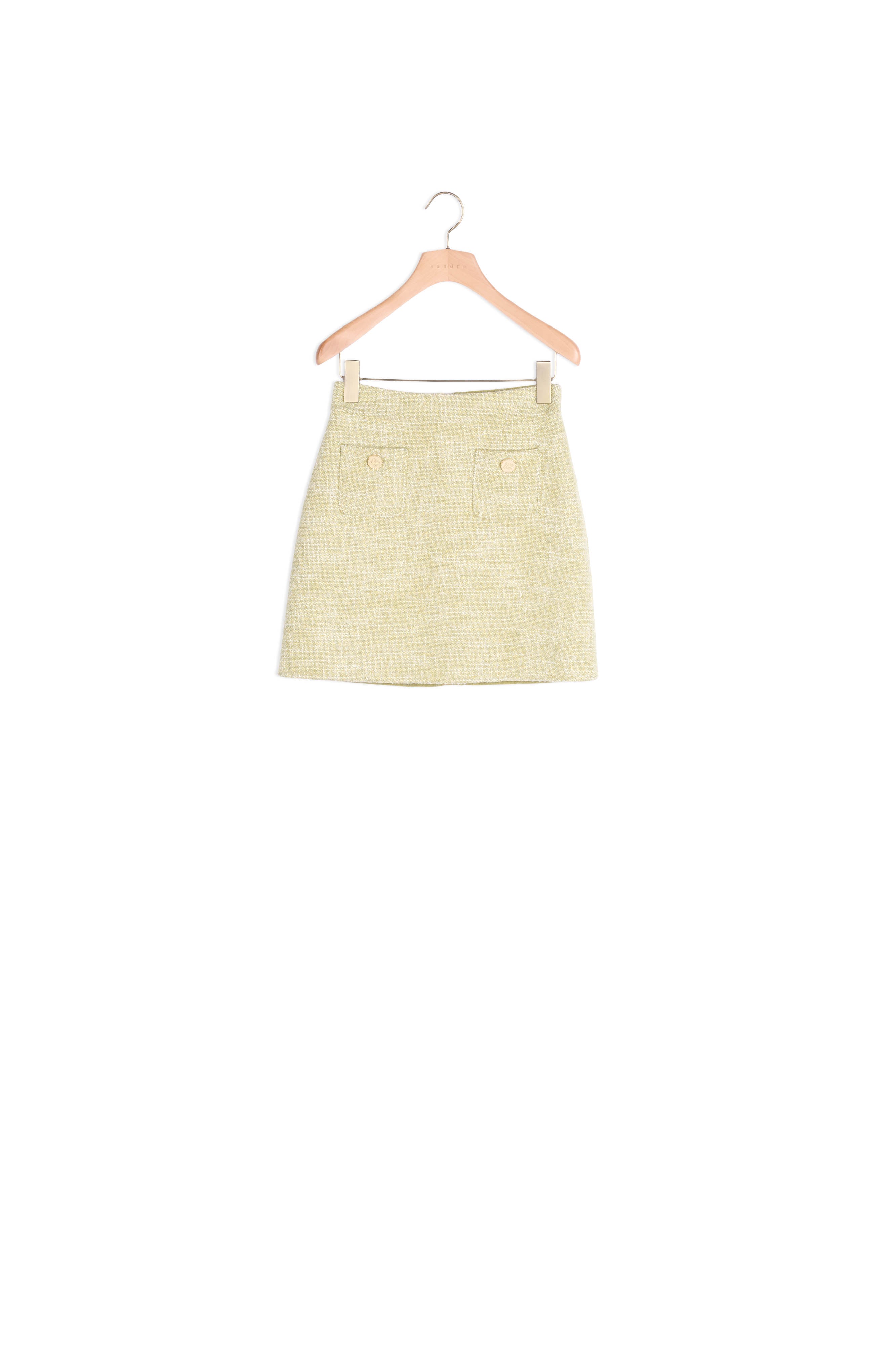 Jupe courte en laine Faume - seconde main