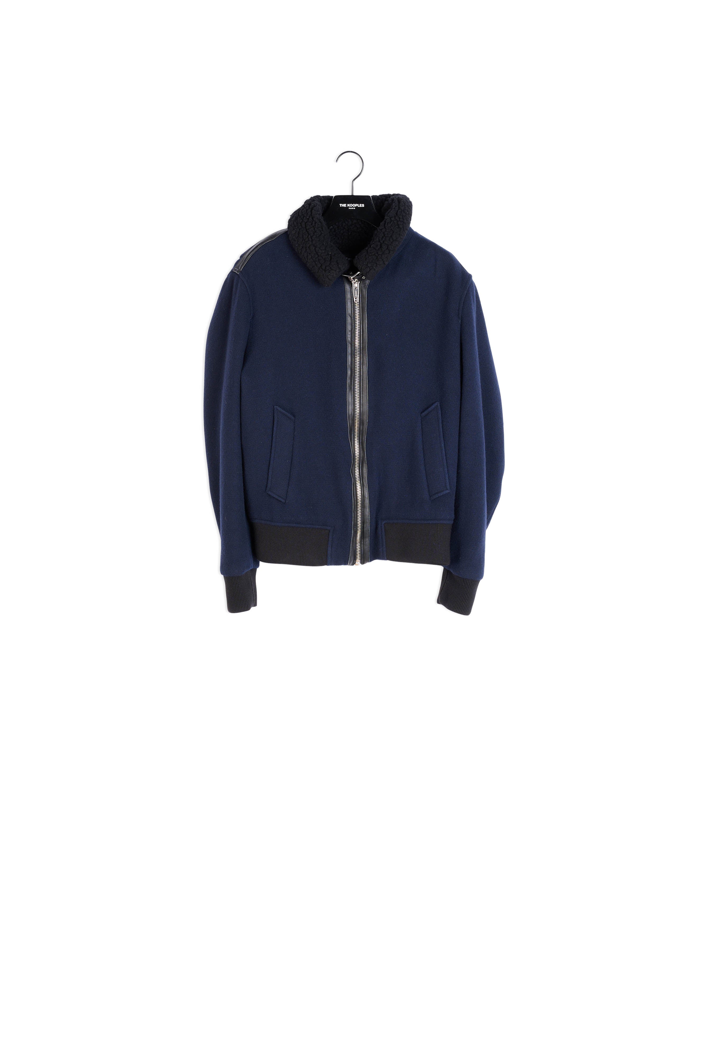 Manteau Bleu Marine Faume - seconde main