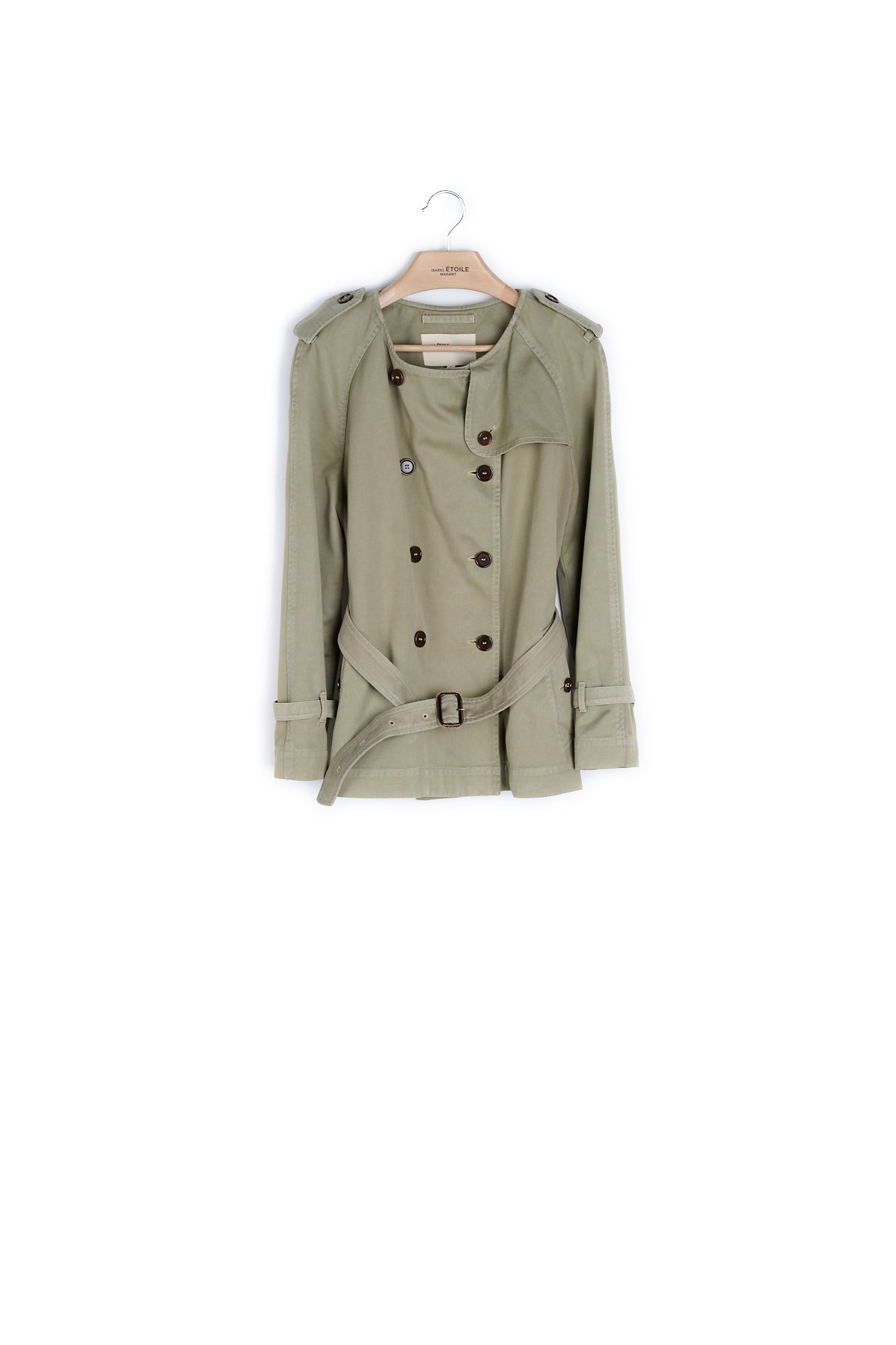 Manteau Trench Court - 40 Faume - seconde main