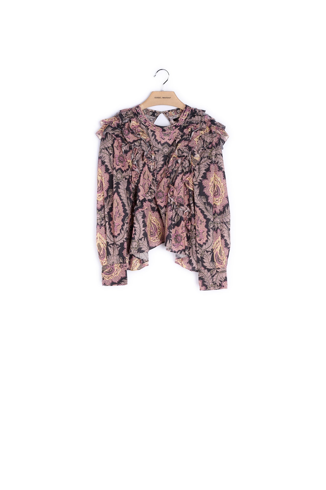 Blouse manches longues  Coton - 36 Faume - seconde main