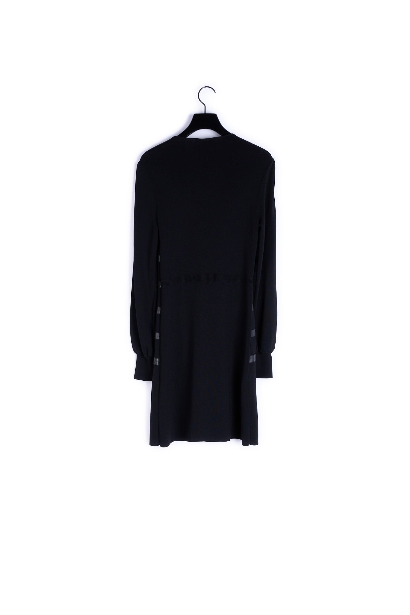 Robe maille noire style marinière Faume - seconde main