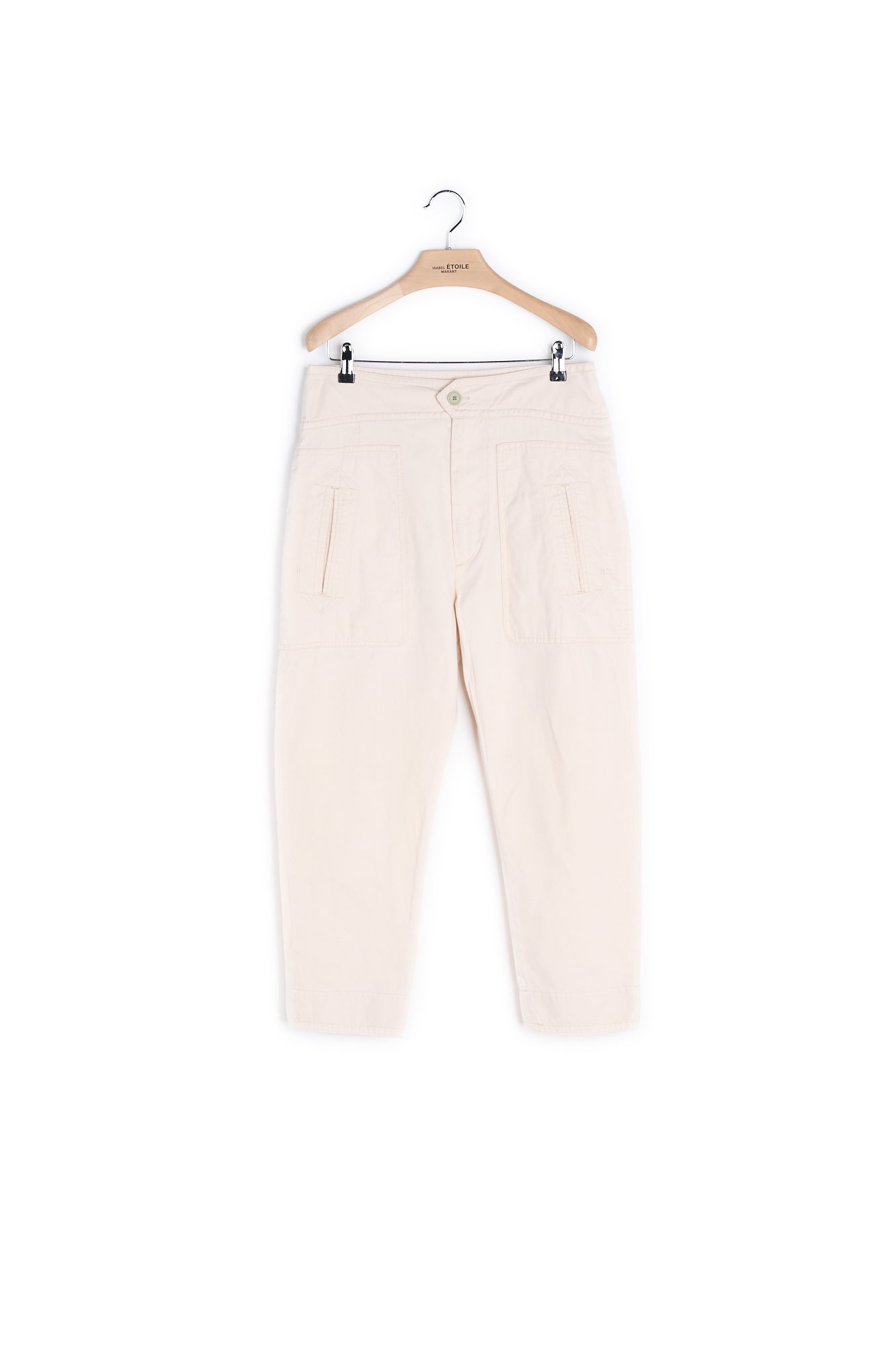 Pantalon chino coton et lin - 40 Faume - seconde main