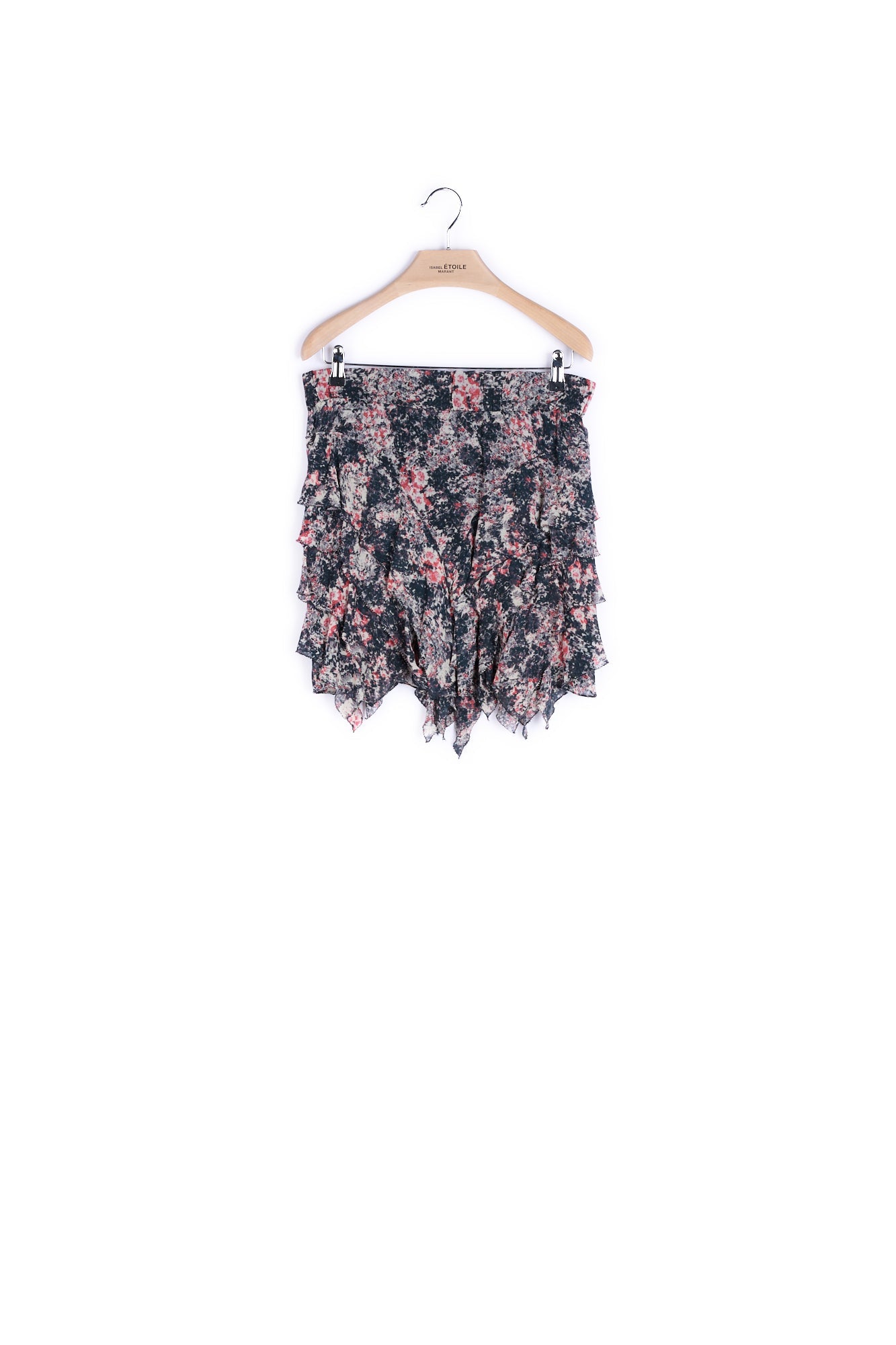 Jupe Midi Imprimé fleuri - 40 Faume - seconde main