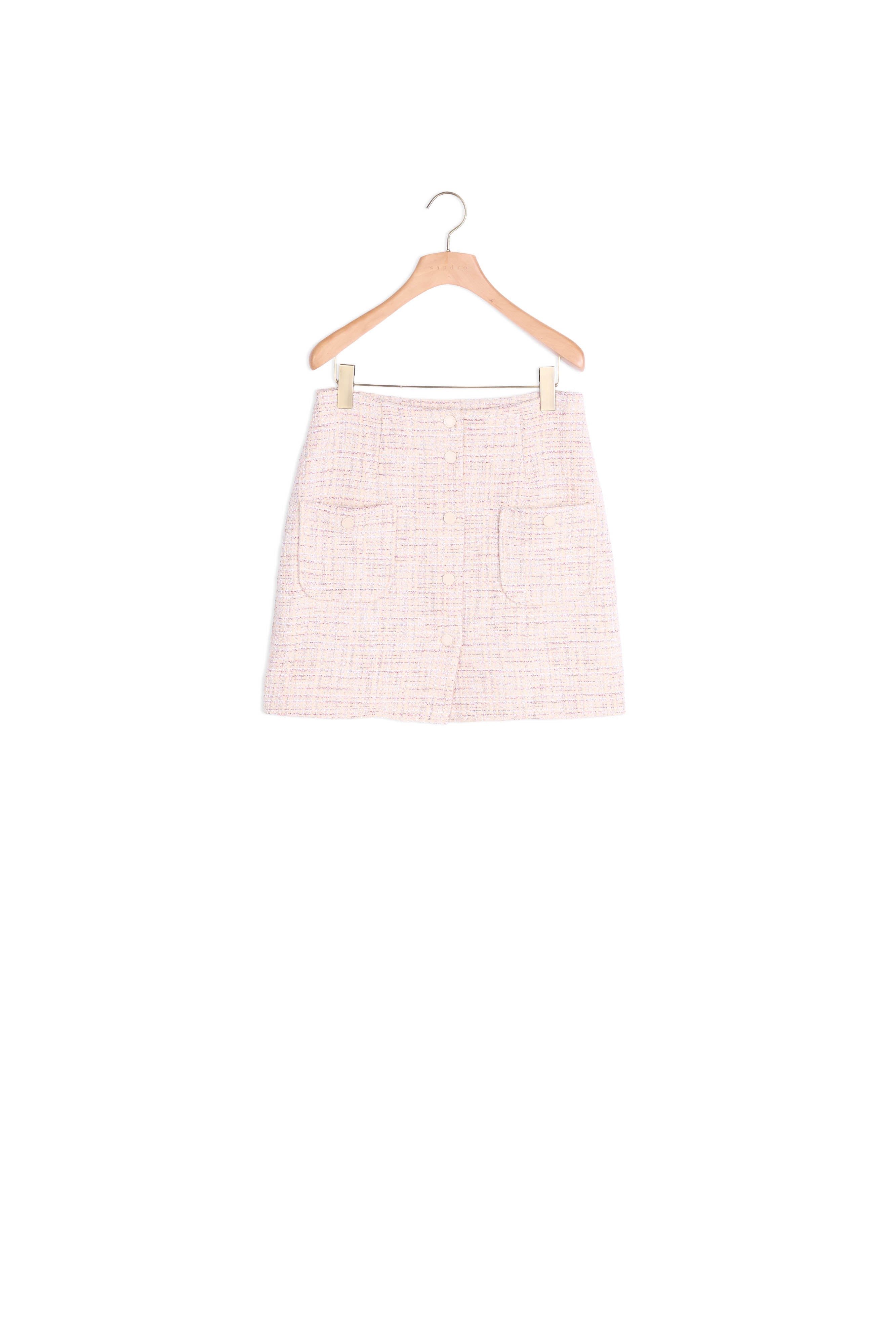Jupe courte en tweed Faume - seconde main