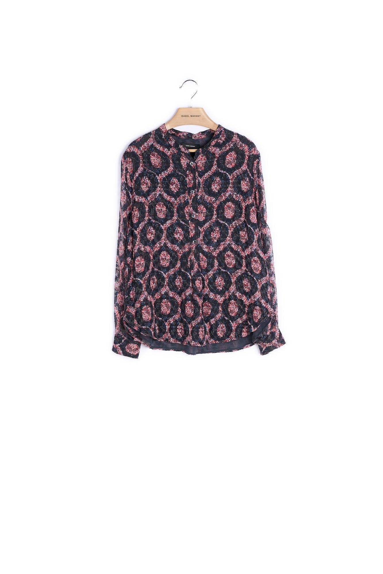 Chemise manches longues soie - 42 Faume - seconde main