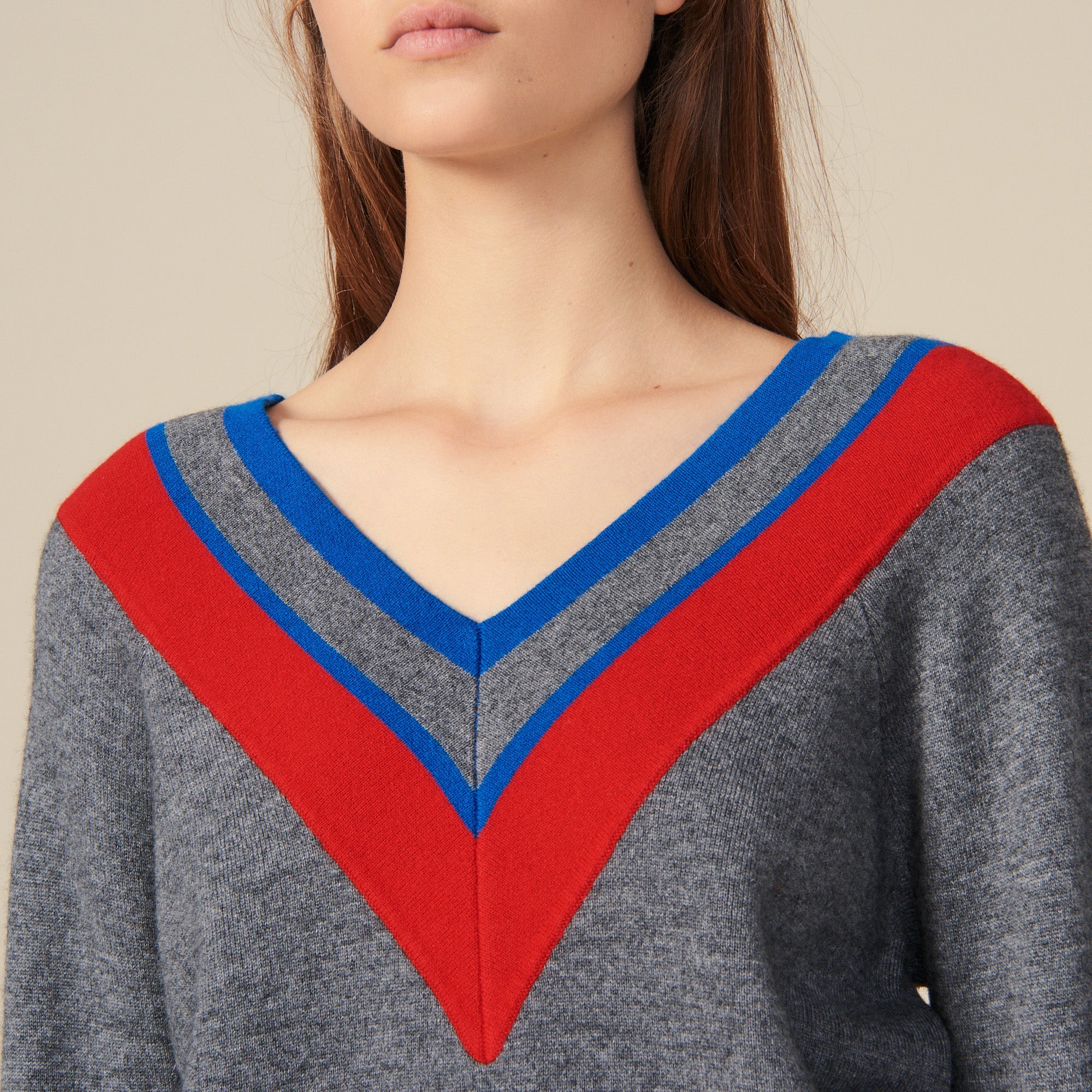 Pull décolleté avec galon Faume - seconde main
