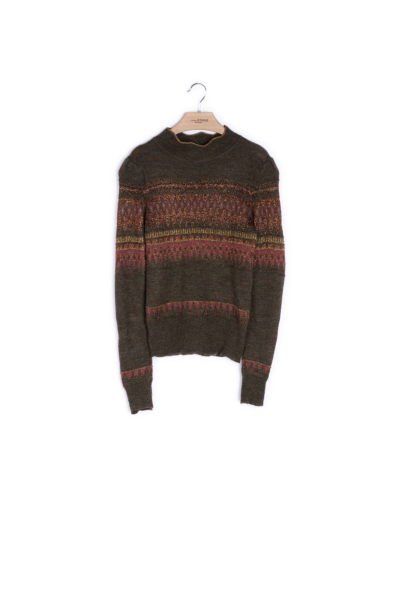 Pull rayé manches longues - 38 Faume - seconde main