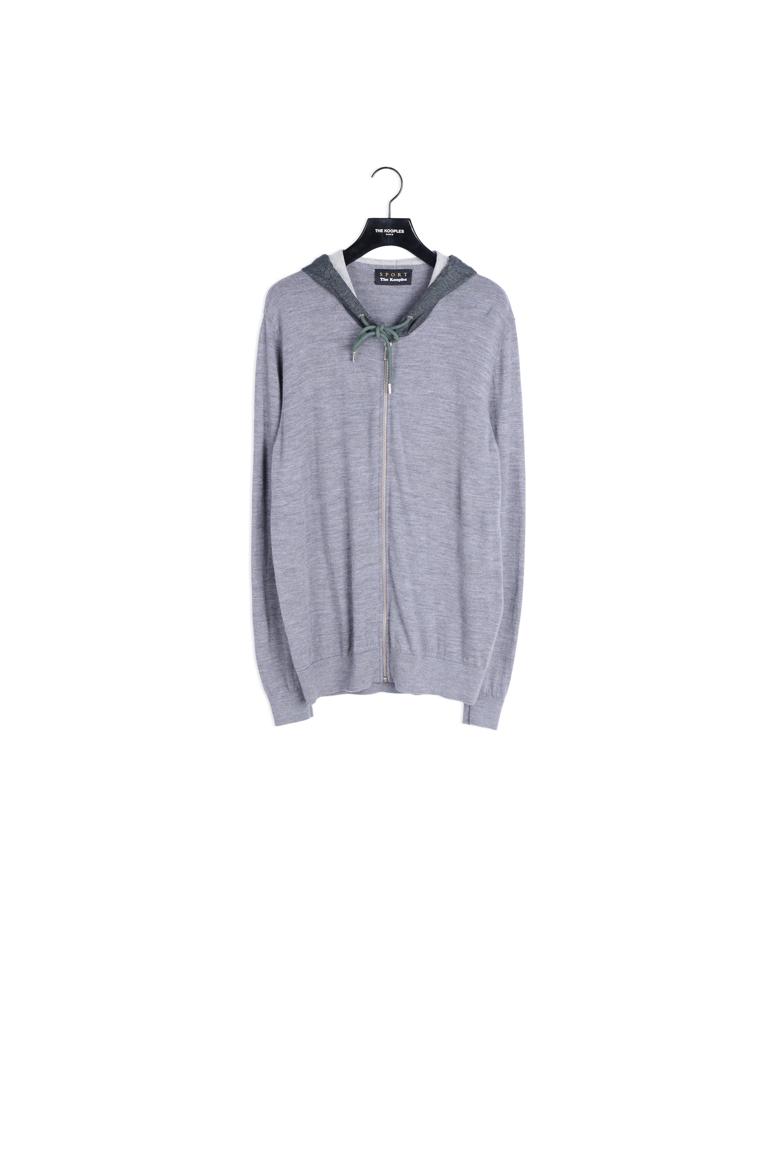 Gilet à capuche gris Faume - seconde main