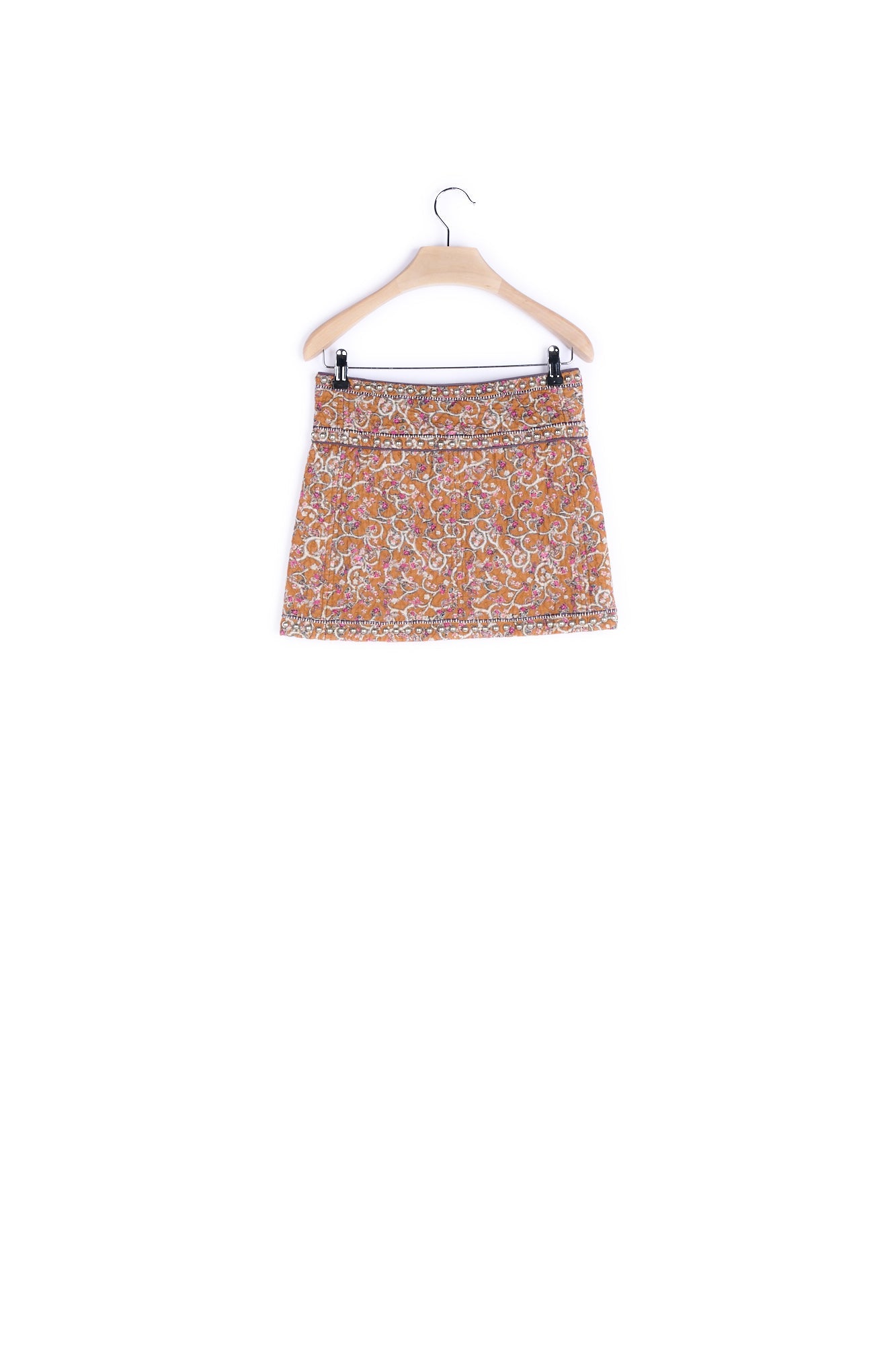 Jupe courte Coton et Lin - 34 Faume - seconde main