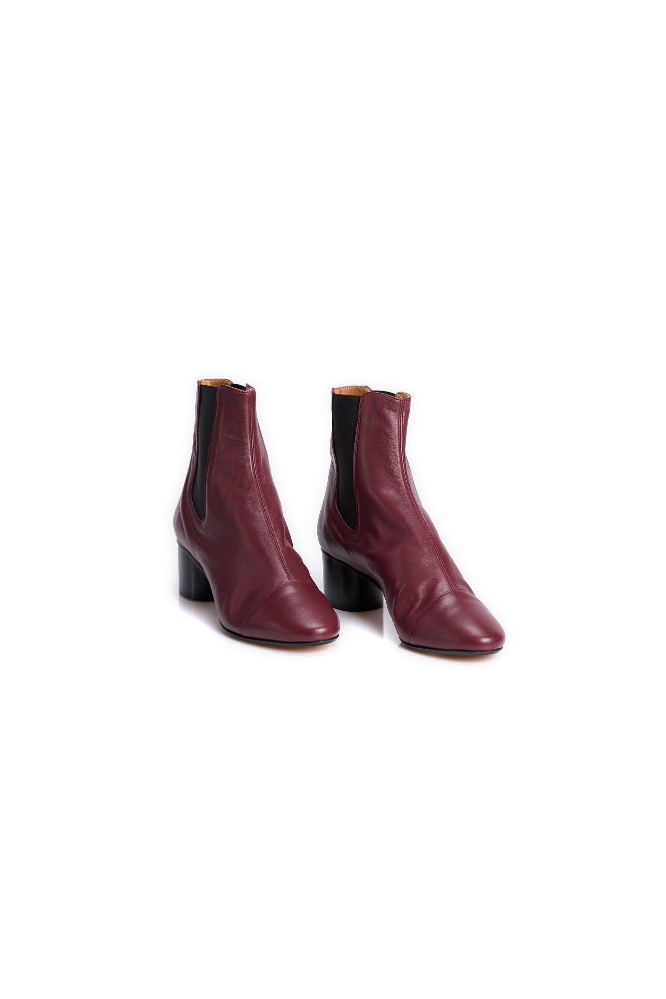 Bottines cuir - 38 Faume - seconde main