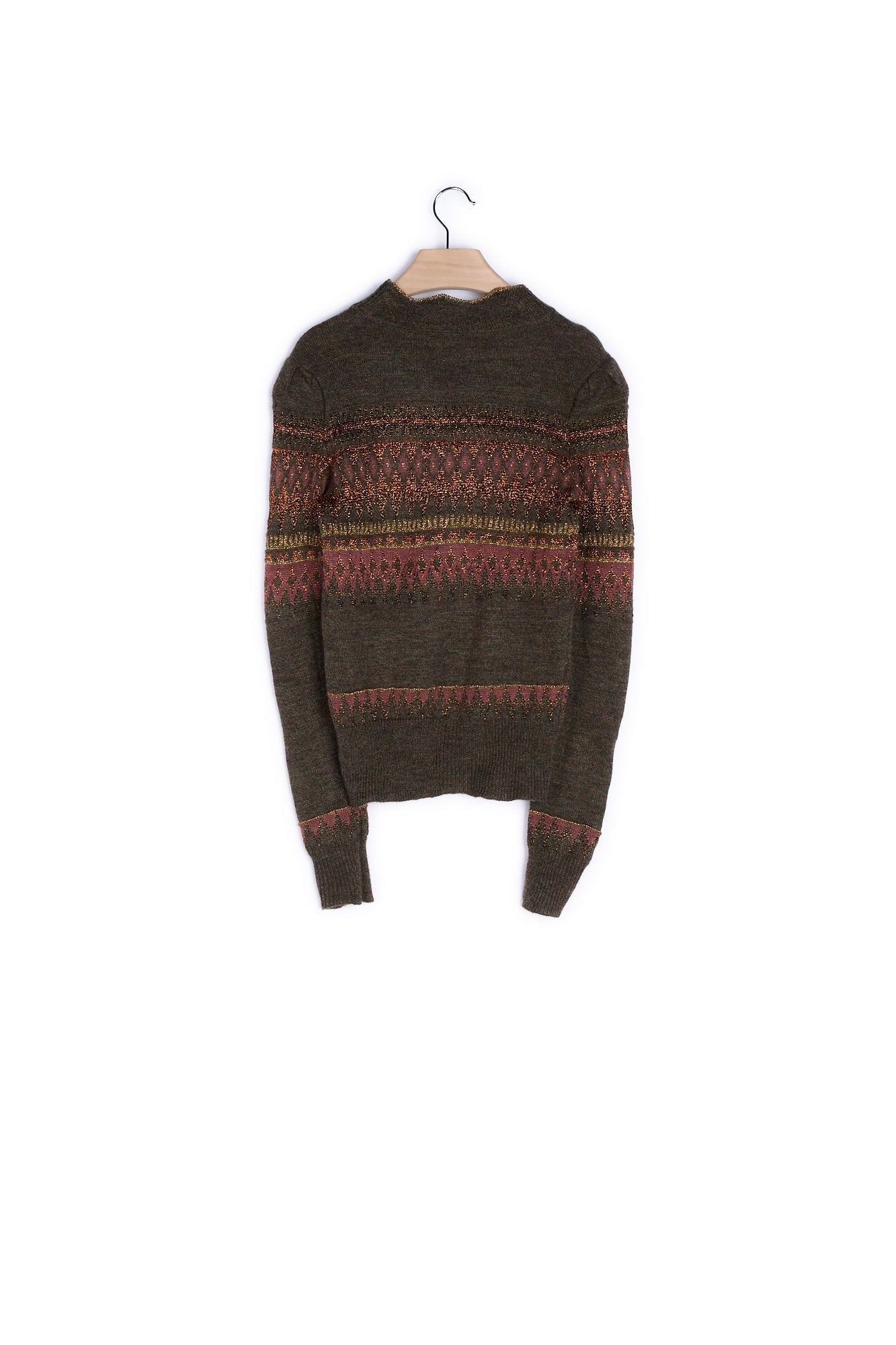 Pull rayé manches longues - 38 Faume - seconde main