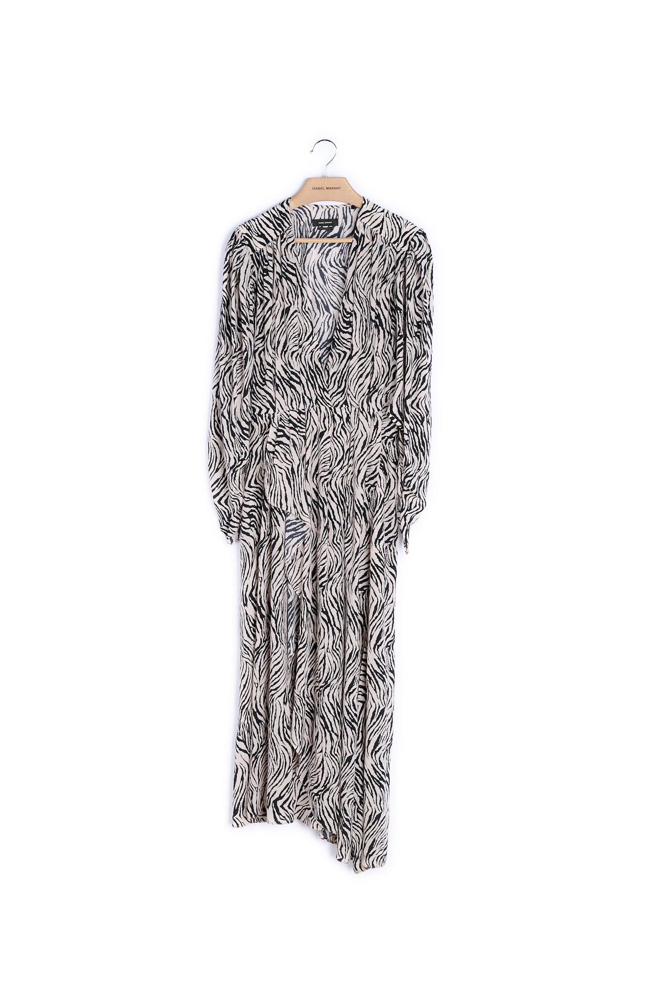 Robe Longue Soie - 36 Faume - seconde main