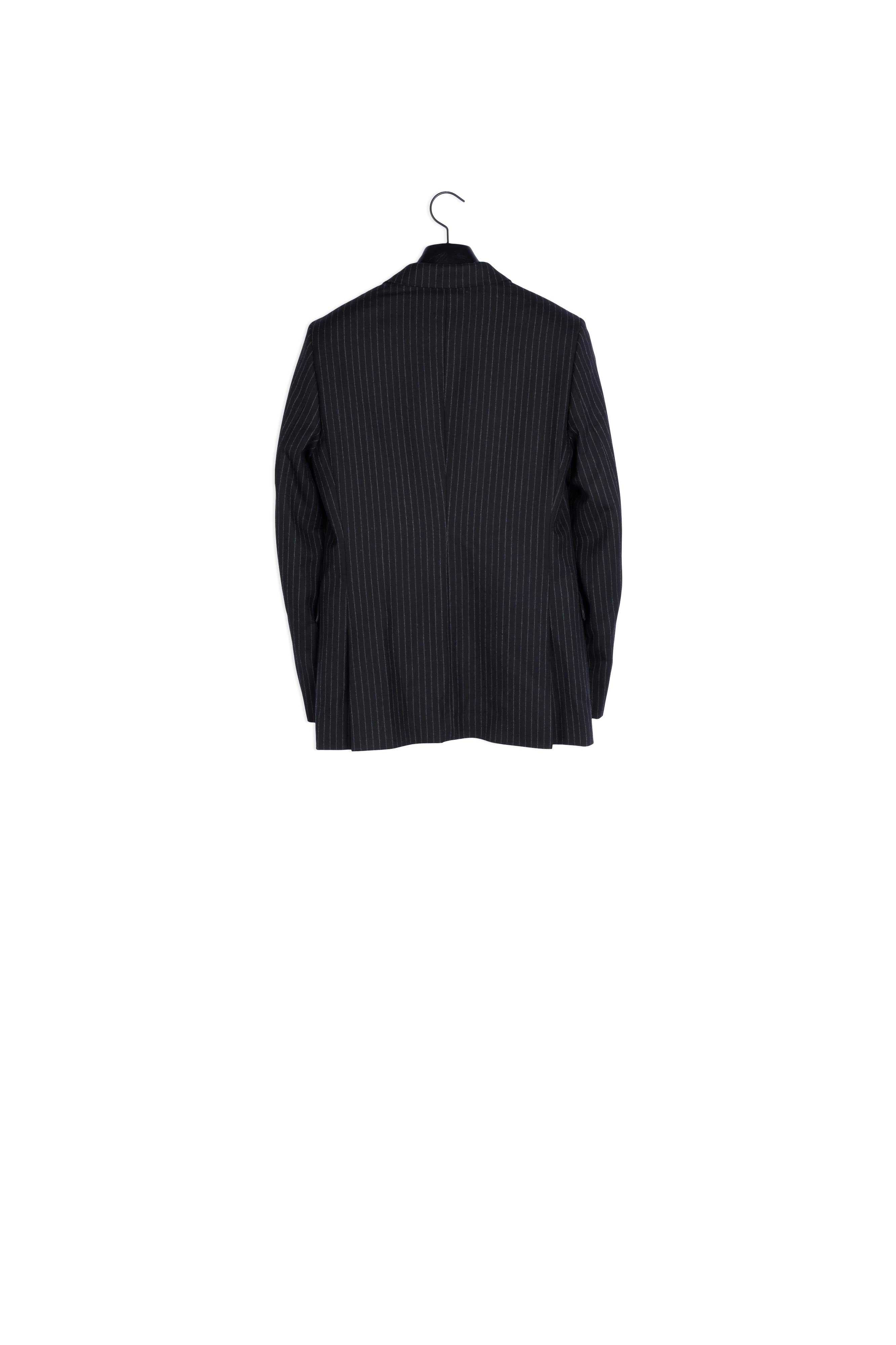 Veste Deux Boutons Rayée Faume - seconde main